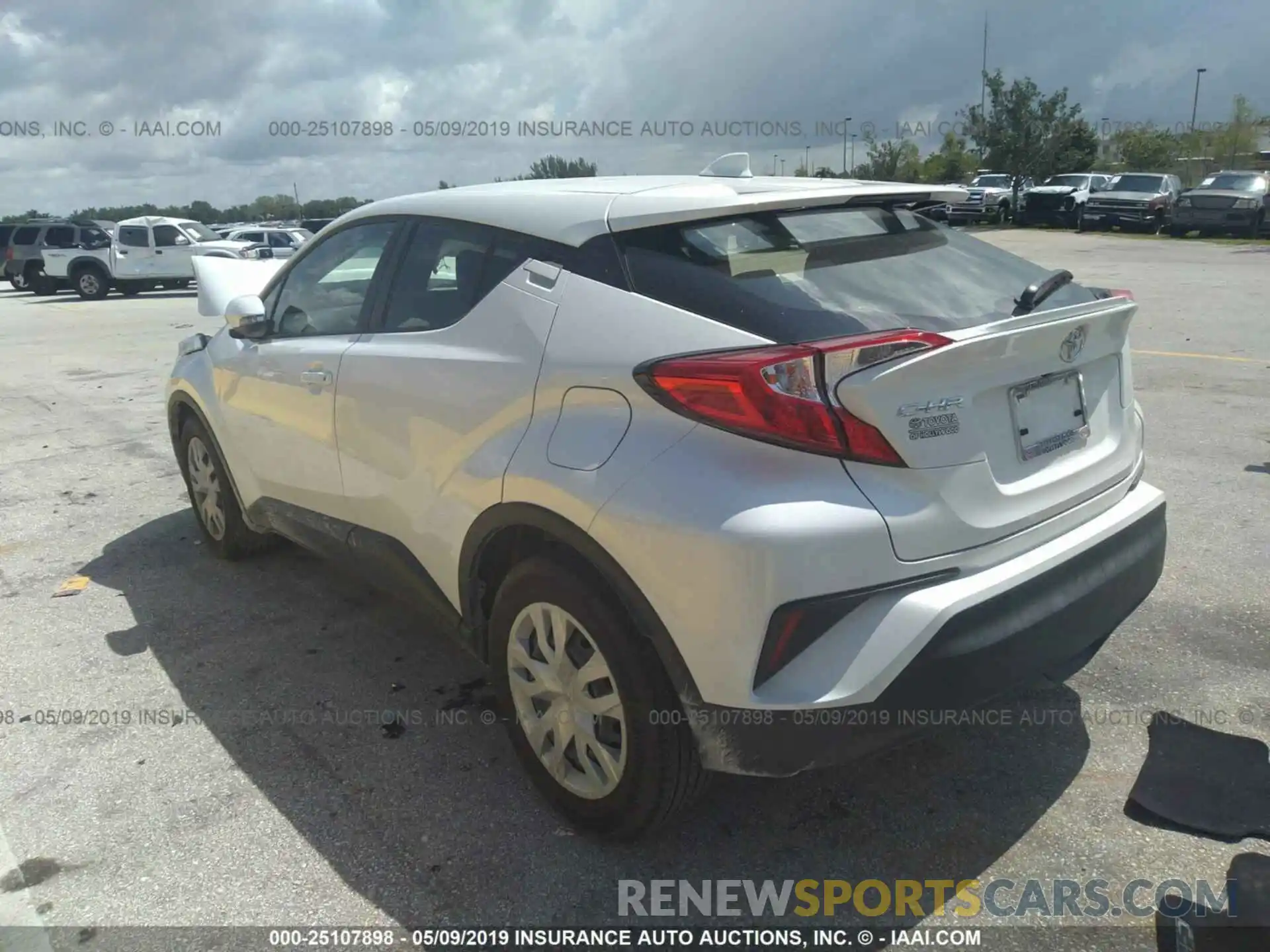 3 Photograph of a damaged car JTNKHMBX1K1034556 TOYOTA C-HR 2019