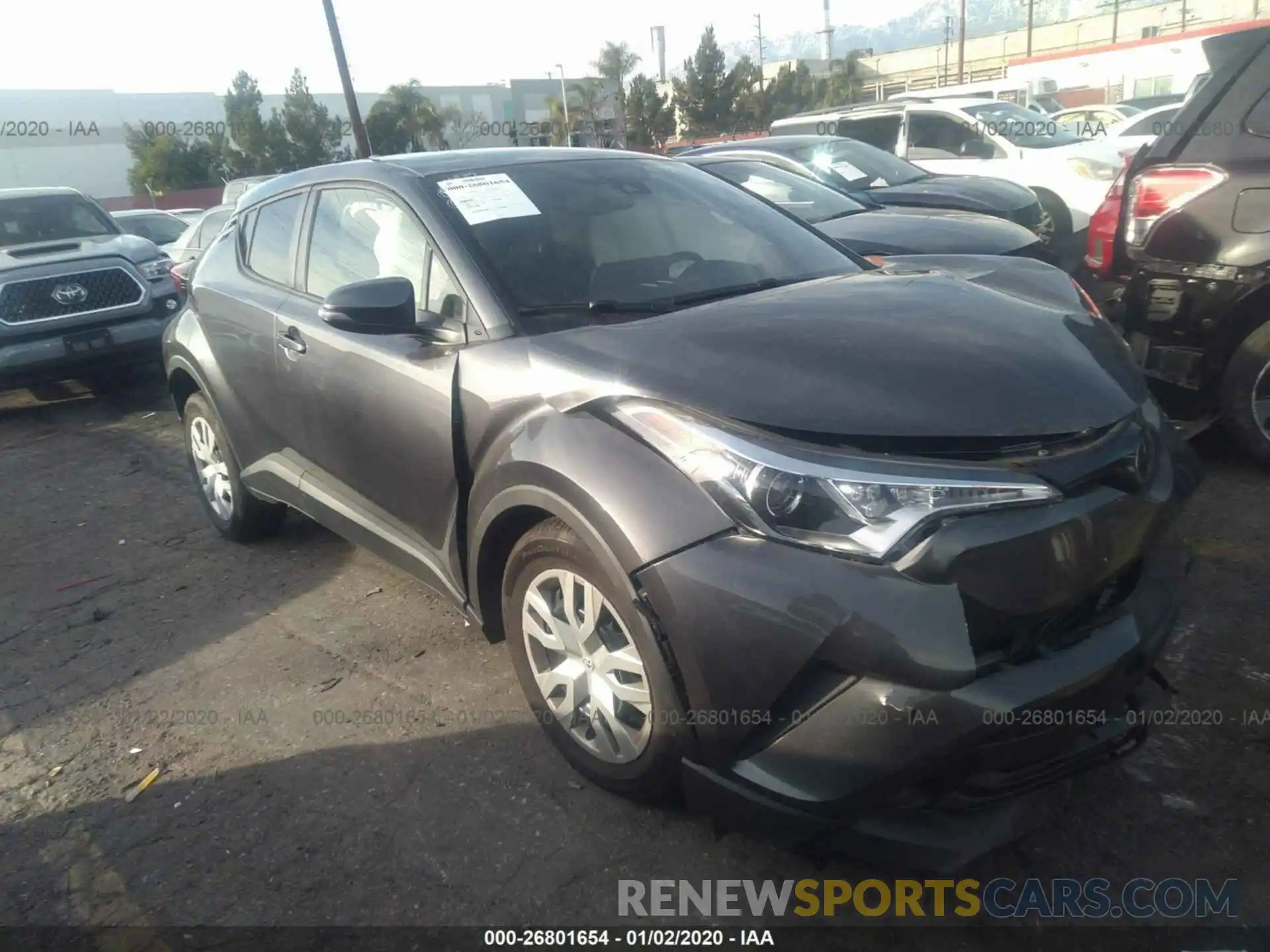 1 Photograph of a damaged car JTNKHMBX1K1035013 TOYOTA C-HR 2019