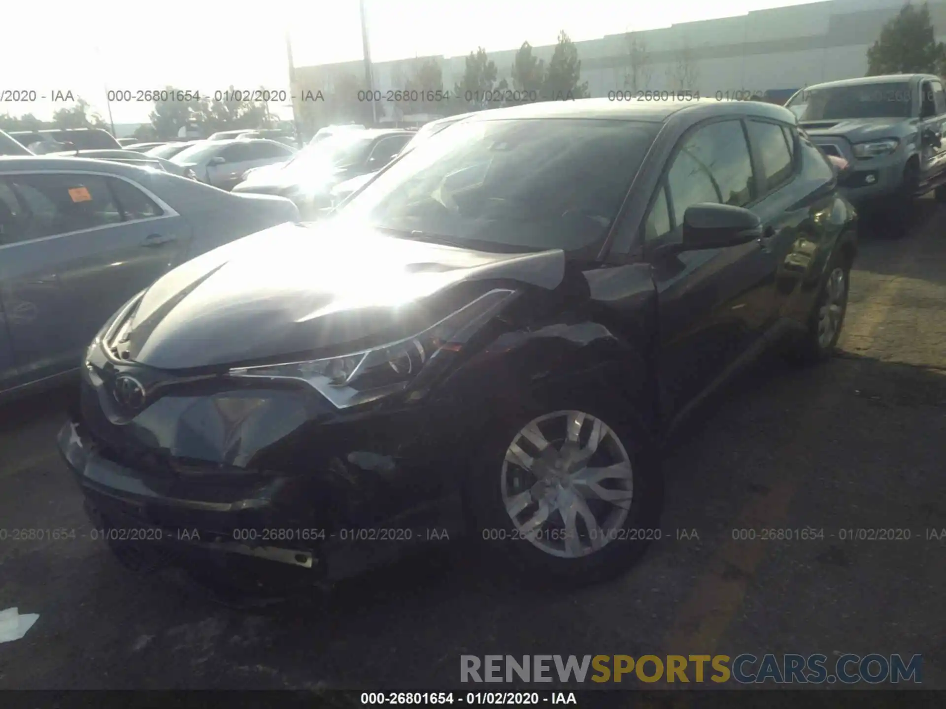 2 Photograph of a damaged car JTNKHMBX1K1035013 TOYOTA C-HR 2019