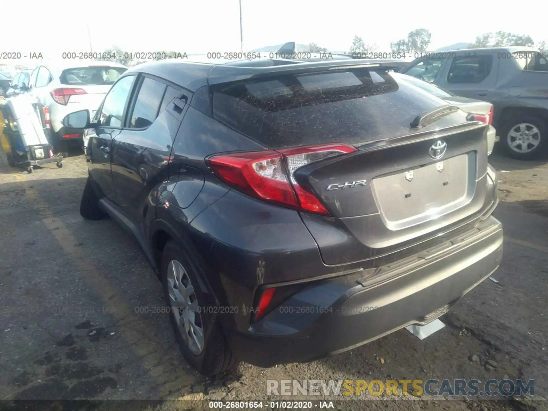 3 Photograph of a damaged car JTNKHMBX1K1035013 TOYOTA C-HR 2019