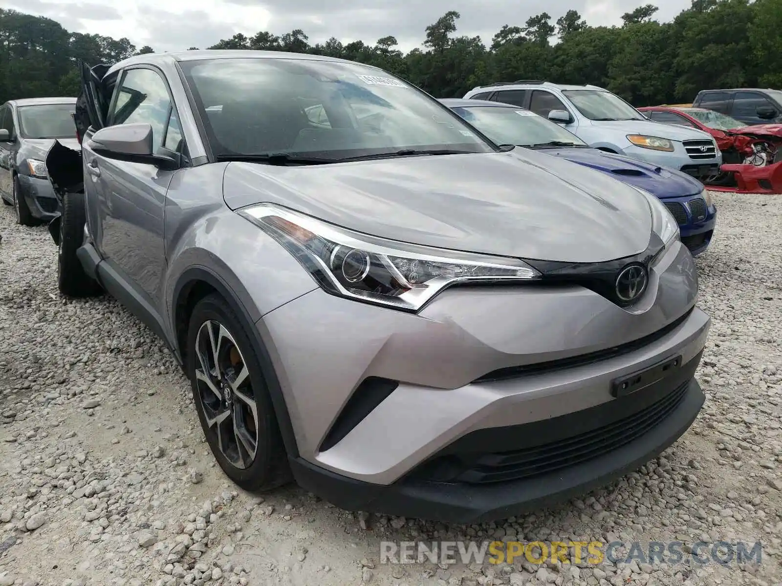 1 Photograph of a damaged car JTNKHMBX1K1035335 TOYOTA C-HR 2019