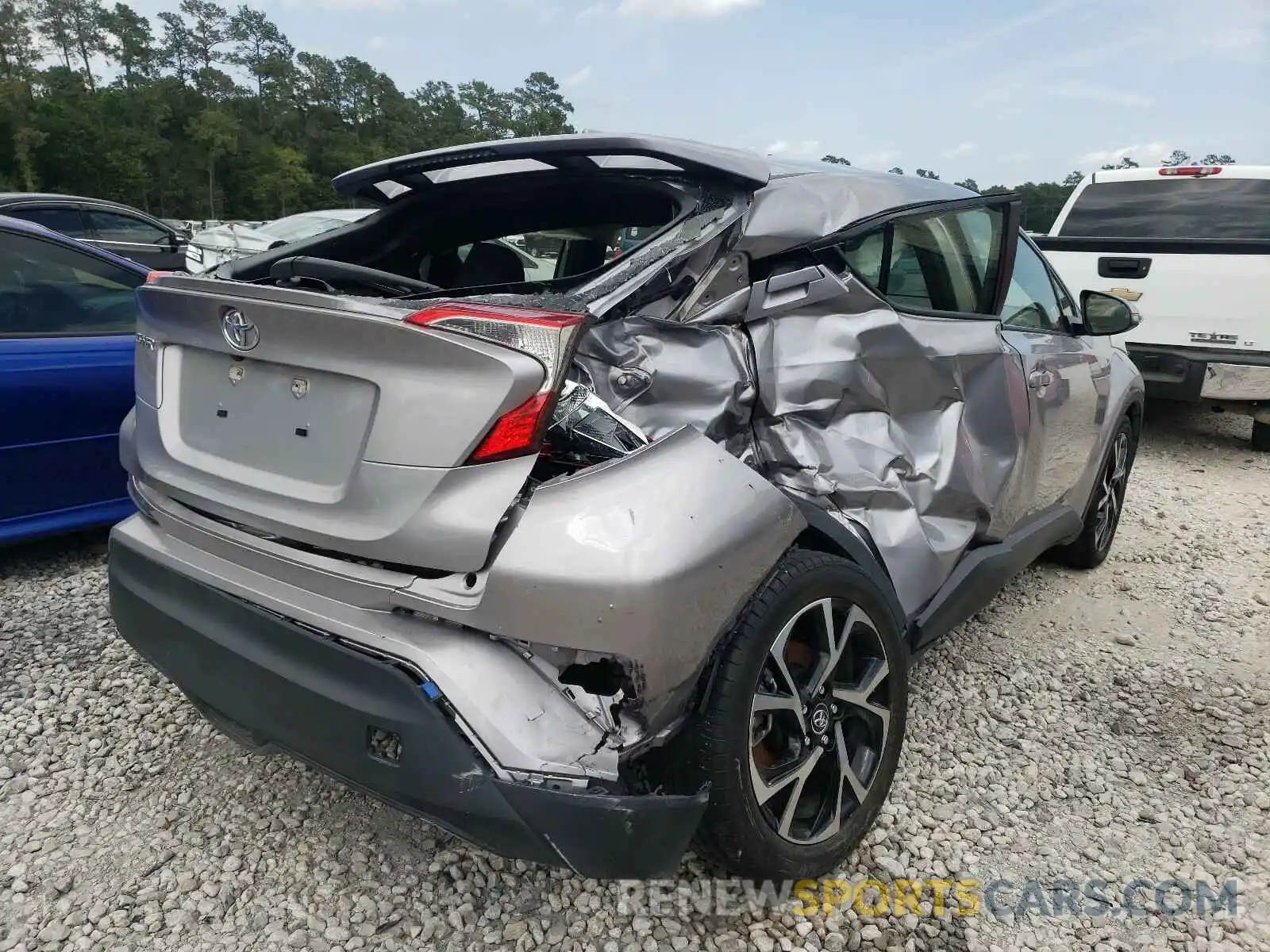 4 Photograph of a damaged car JTNKHMBX1K1035335 TOYOTA C-HR 2019