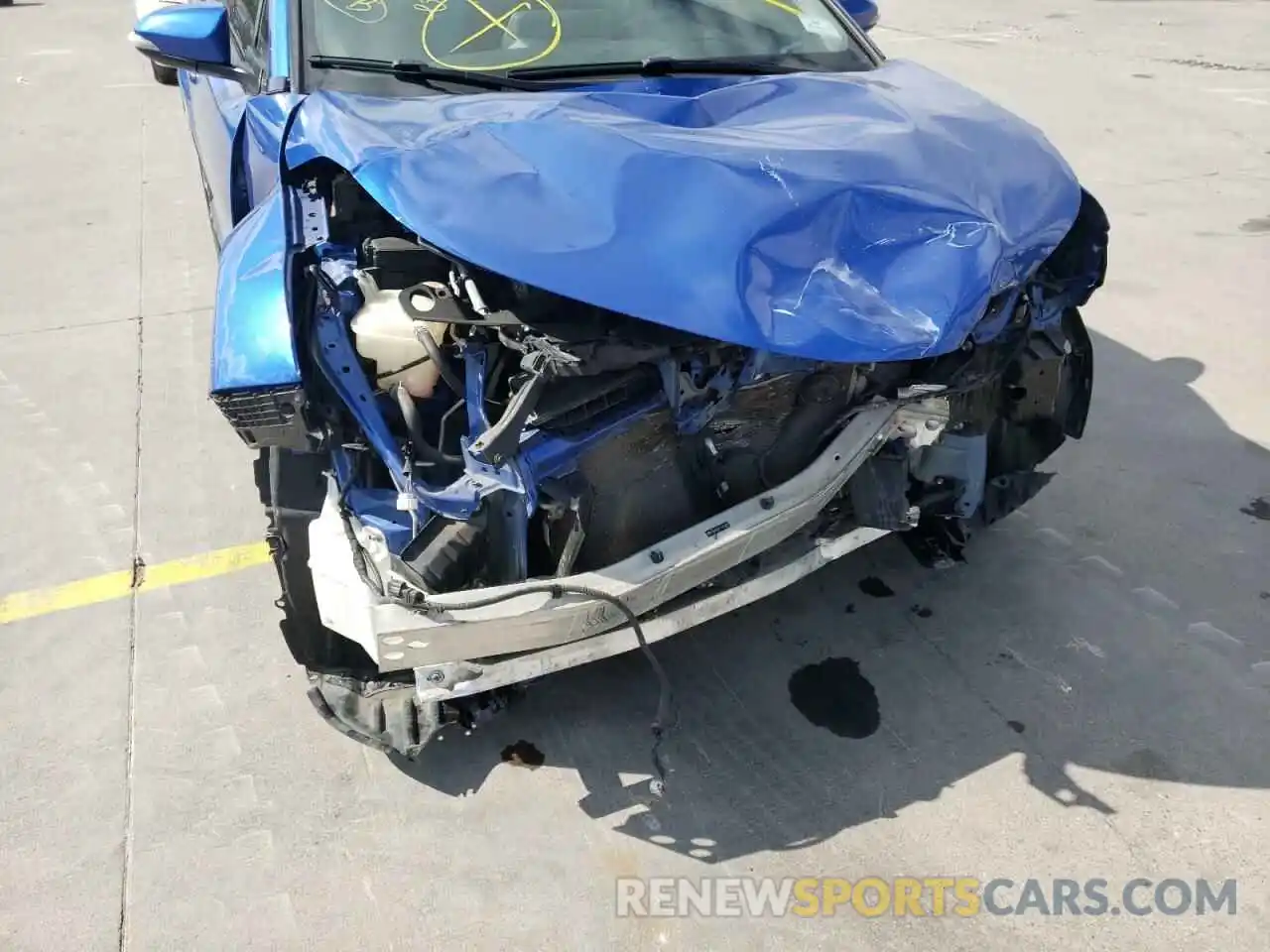 9 Photograph of a damaged car JTNKHMBX1K1036761 TOYOTA C-HR 2019