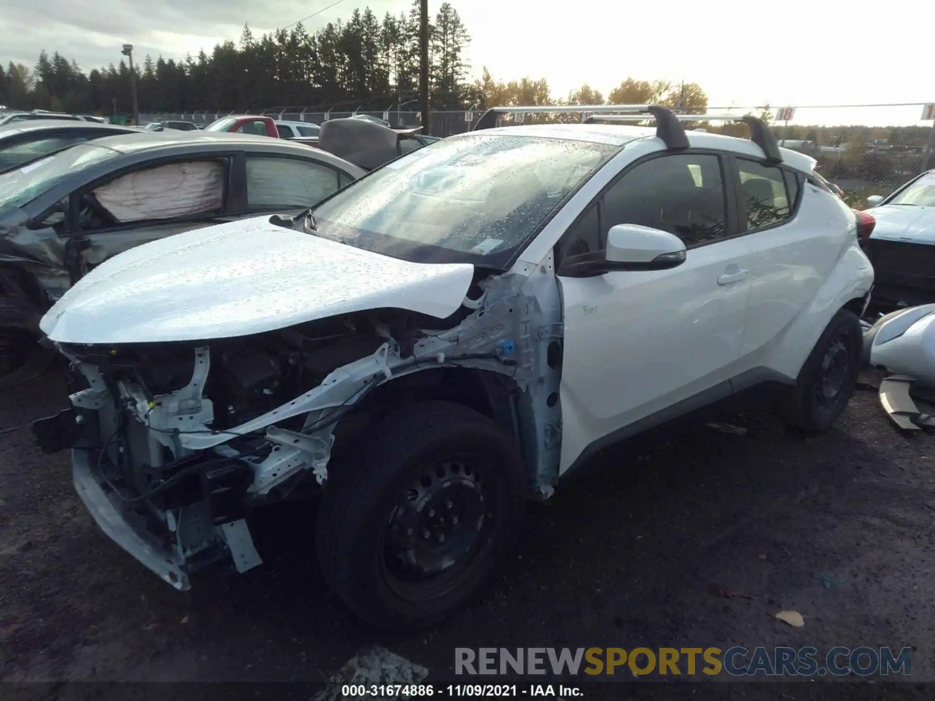 2 Photograph of a damaged car JTNKHMBX1K1036971 TOYOTA C-HR 2019