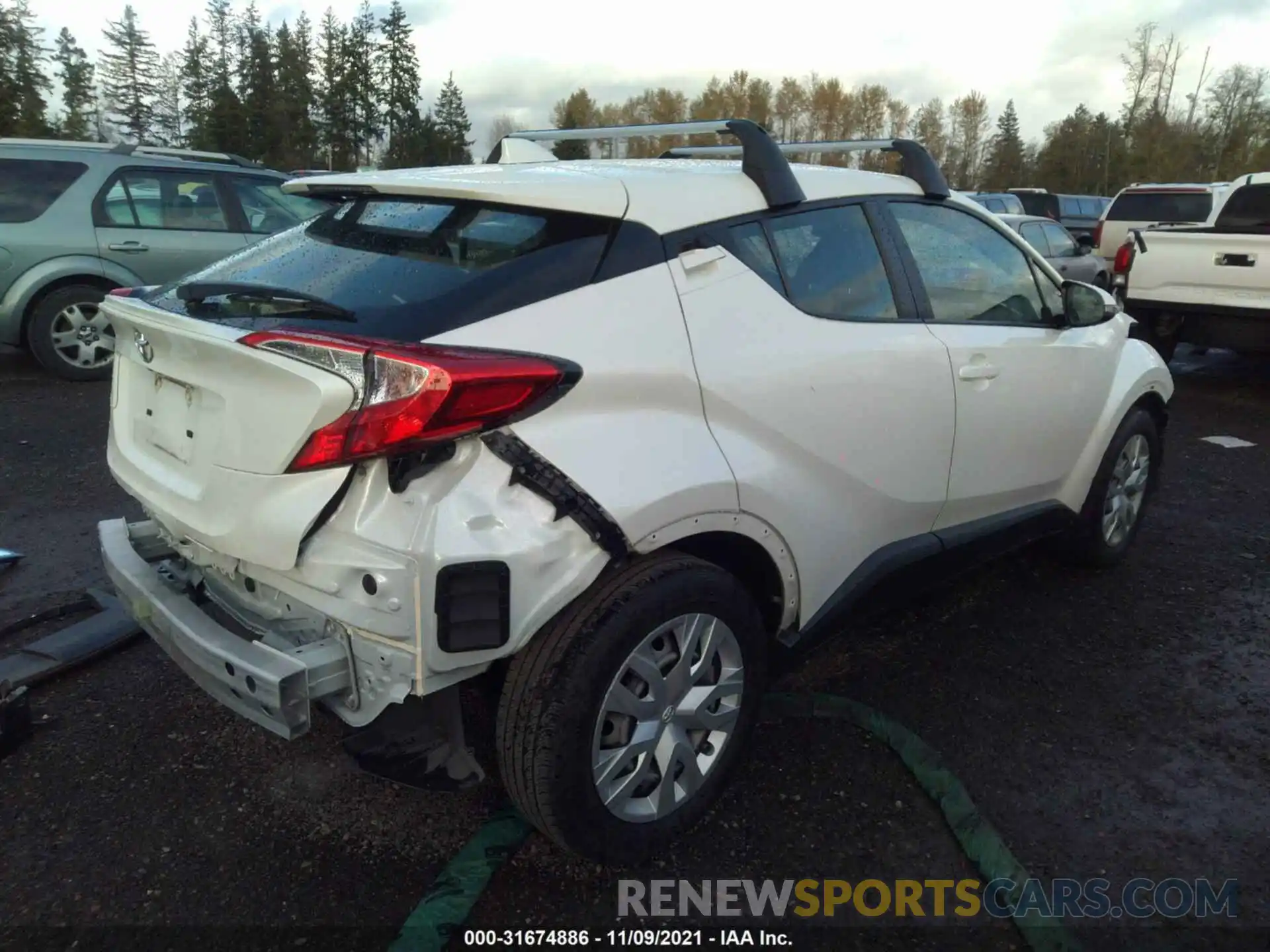 4 Photograph of a damaged car JTNKHMBX1K1036971 TOYOTA C-HR 2019