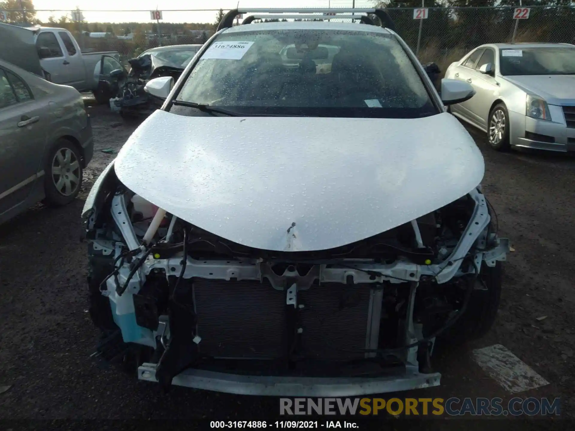 6 Photograph of a damaged car JTNKHMBX1K1036971 TOYOTA C-HR 2019