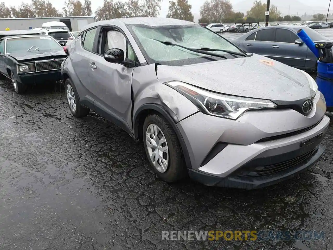 1 Photograph of a damaged car JTNKHMBX1K1037084 TOYOTA C-HR 2019