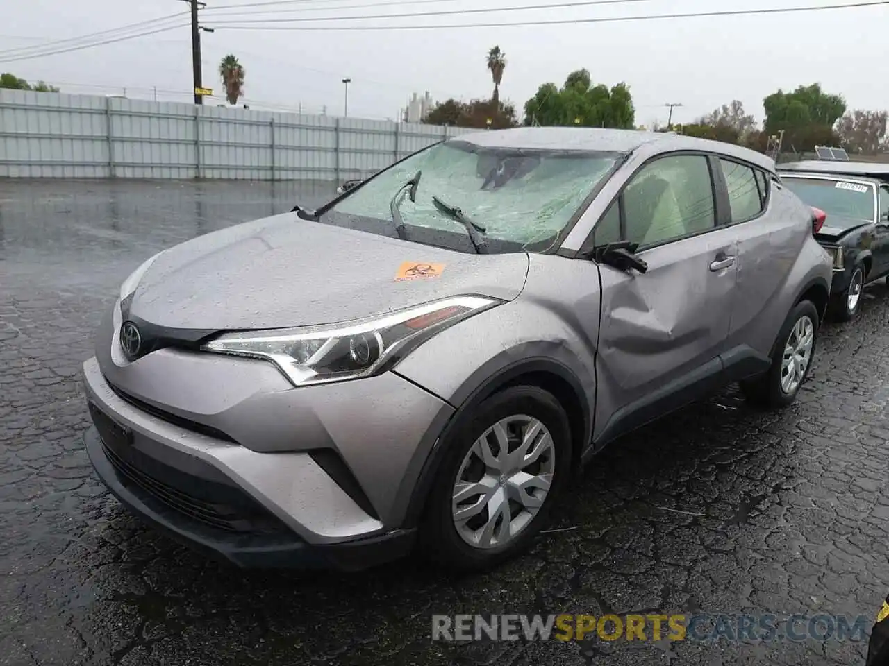 2 Photograph of a damaged car JTNKHMBX1K1037084 TOYOTA C-HR 2019