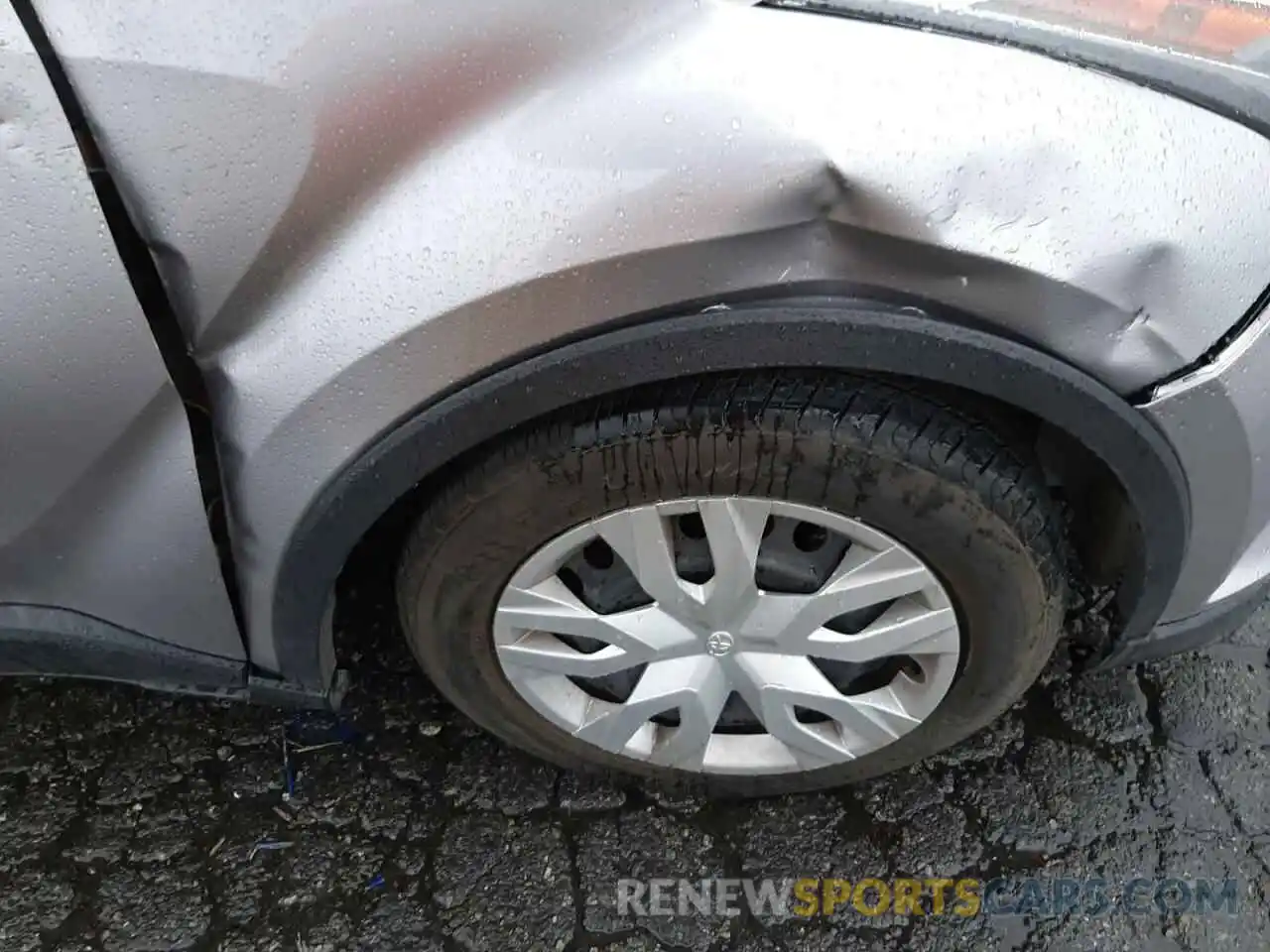 9 Photograph of a damaged car JTNKHMBX1K1037084 TOYOTA C-HR 2019