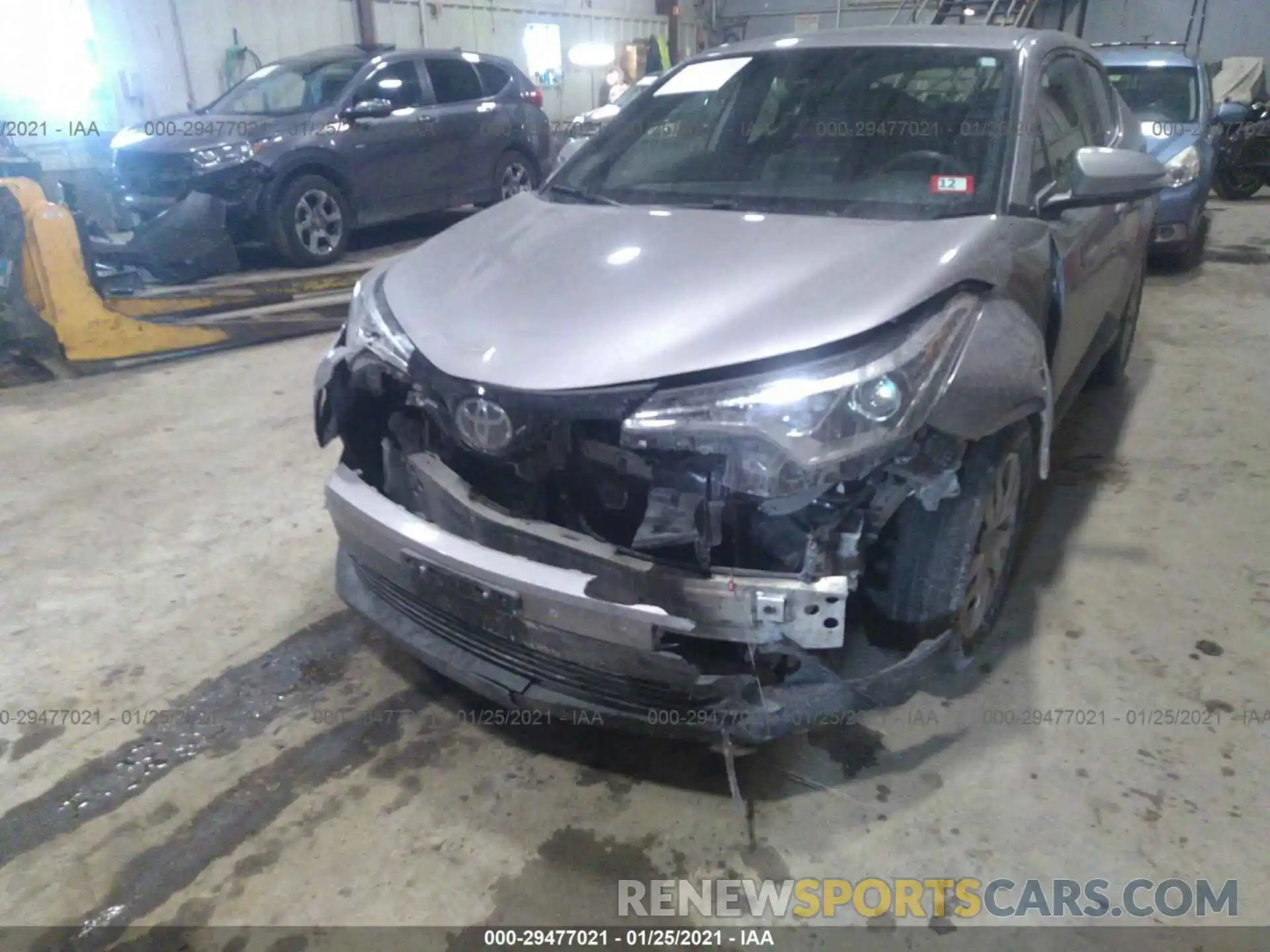 6 Photograph of a damaged car JTNKHMBX1K1037098 TOYOTA C-HR 2019