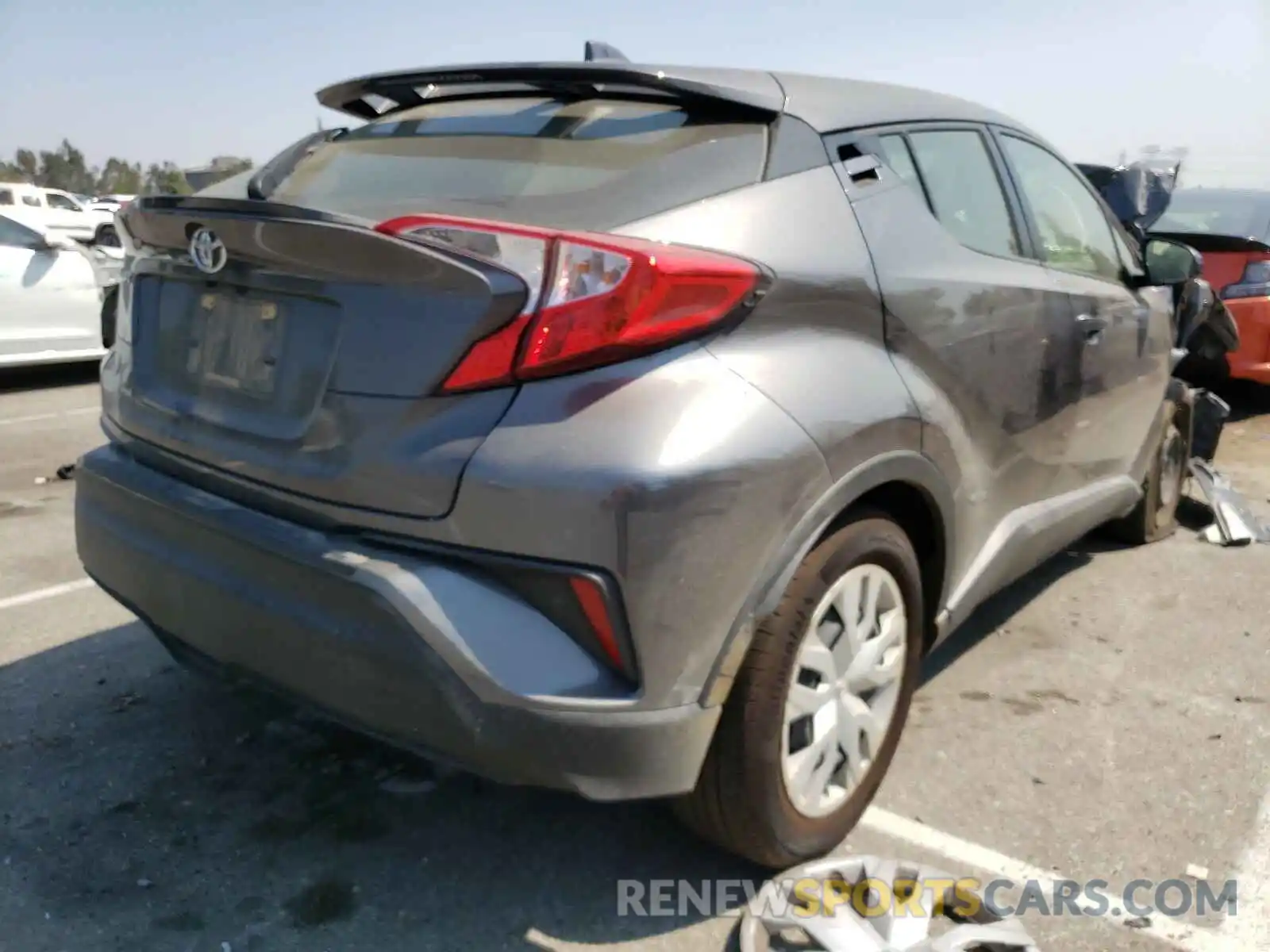 4 Photograph of a damaged car JTNKHMBX1K1037862 TOYOTA C-HR 2019