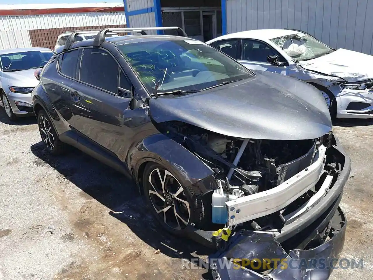 1 Photograph of a damaged car JTNKHMBX1K1037974 TOYOTA C-HR 2019