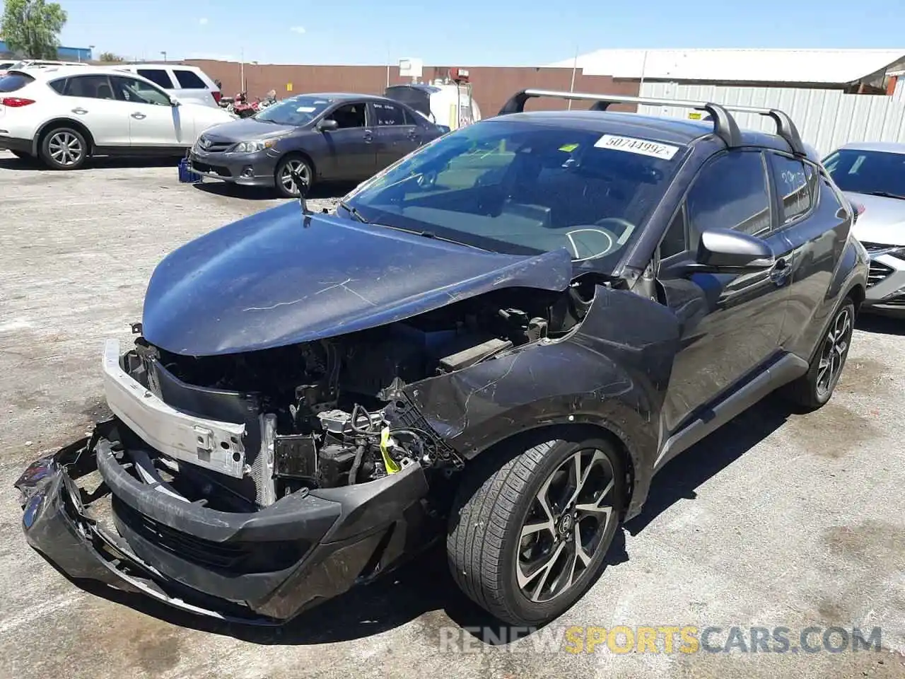 2 Photograph of a damaged car JTNKHMBX1K1037974 TOYOTA C-HR 2019