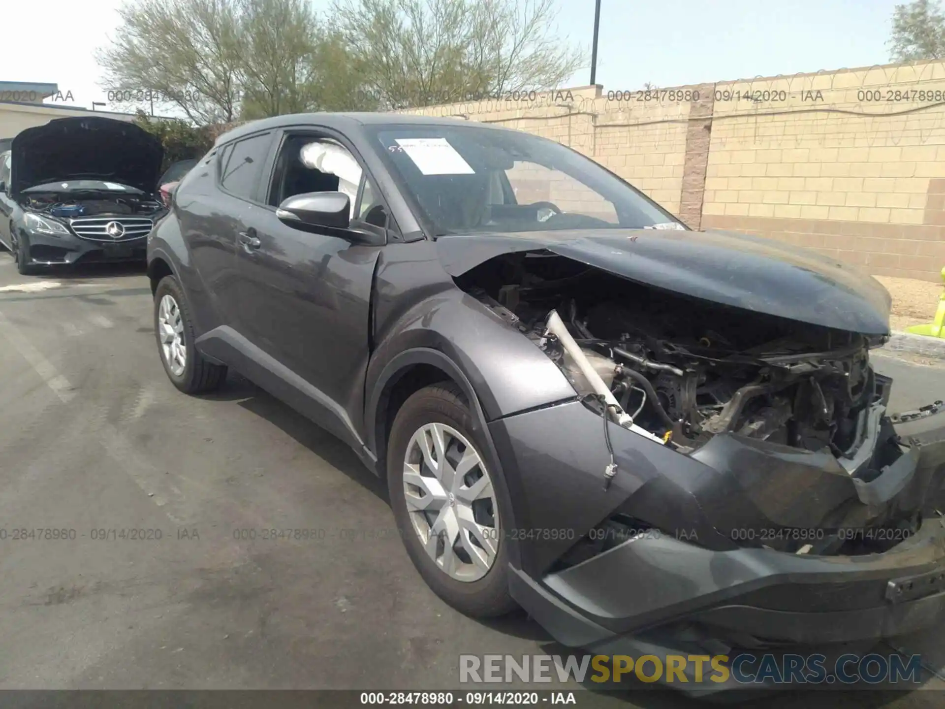 1 Photograph of a damaged car JTNKHMBX1K1038350 TOYOTA C-HR 2019