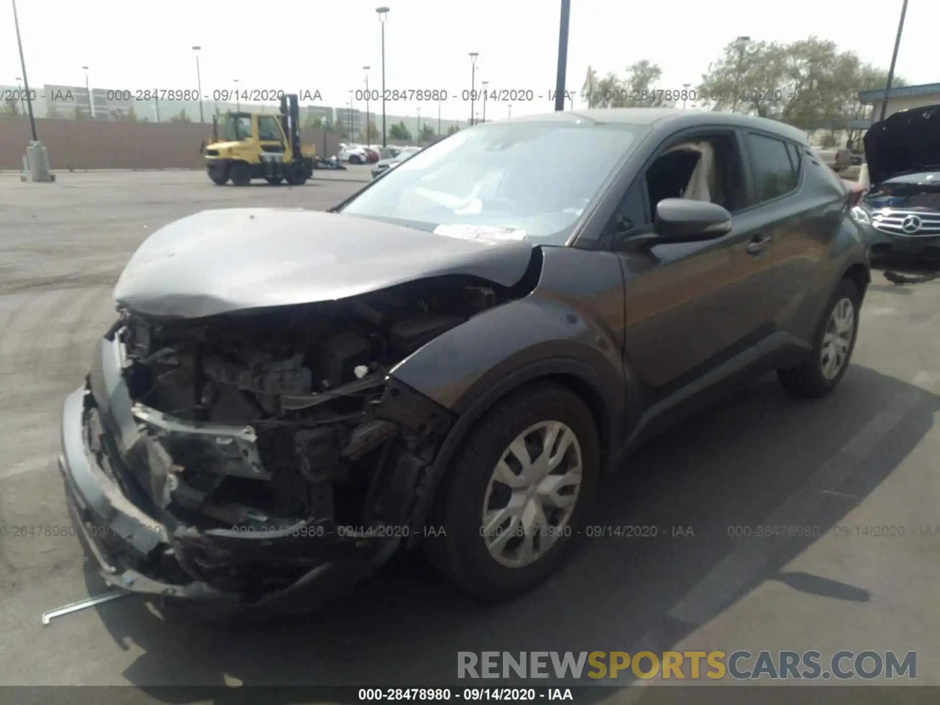 2 Photograph of a damaged car JTNKHMBX1K1038350 TOYOTA C-HR 2019