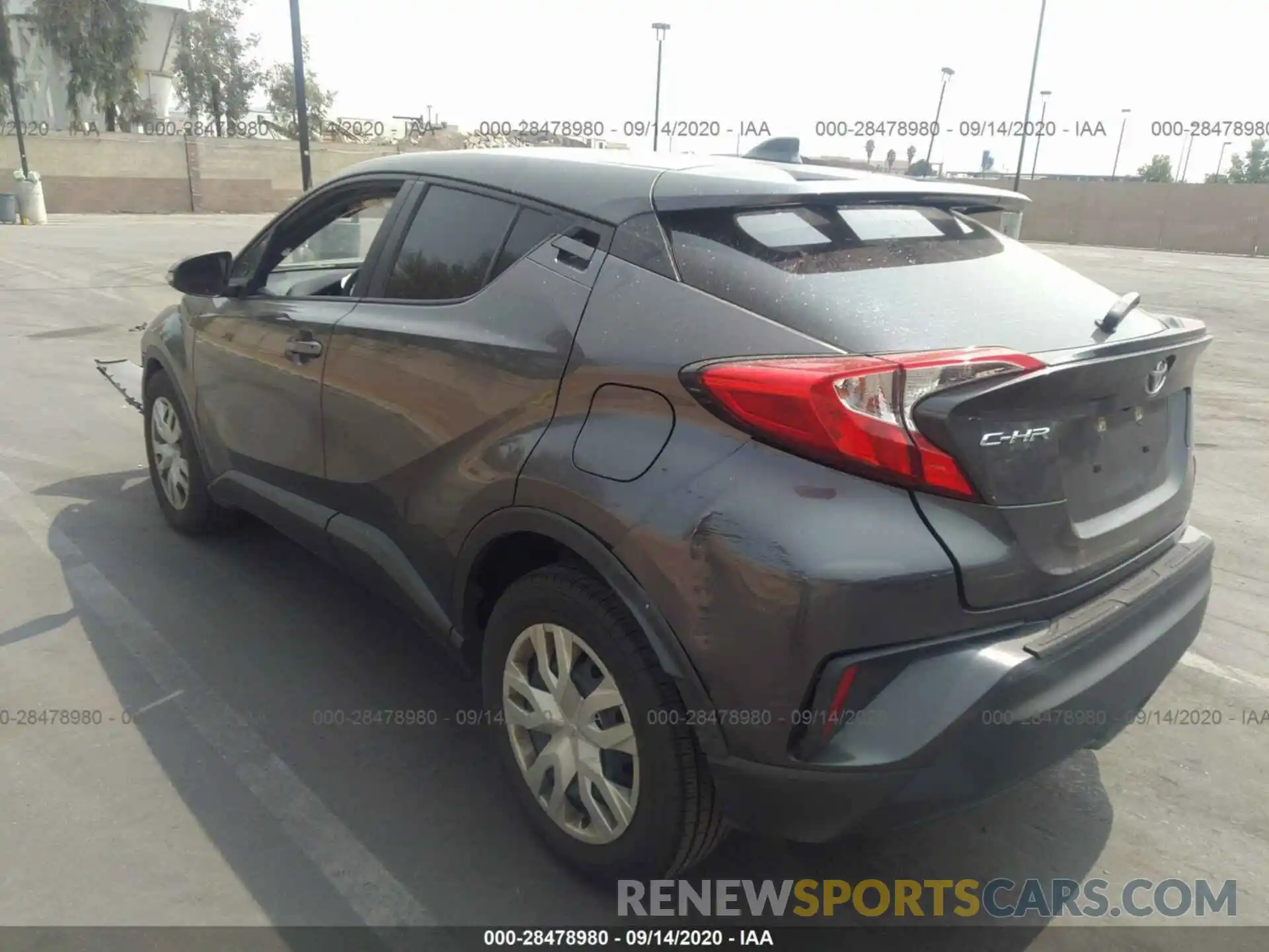 3 Photograph of a damaged car JTNKHMBX1K1038350 TOYOTA C-HR 2019