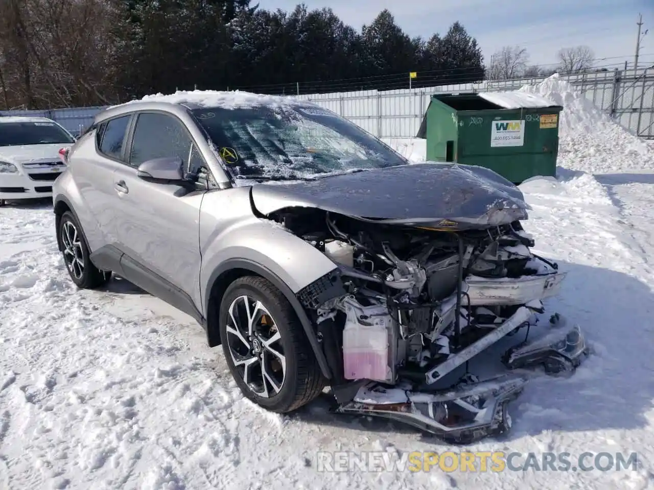 1 Photograph of a damaged car JTNKHMBX1K1038963 TOYOTA C-HR 2019