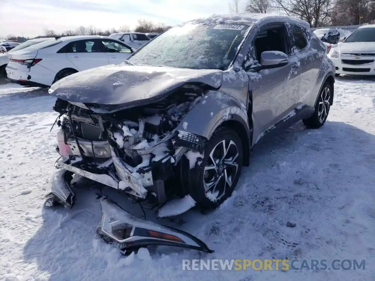 2 Photograph of a damaged car JTNKHMBX1K1038963 TOYOTA C-HR 2019