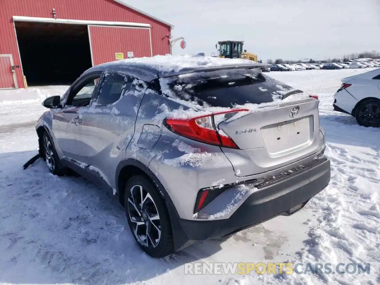 3 Photograph of a damaged car JTNKHMBX1K1038963 TOYOTA C-HR 2019