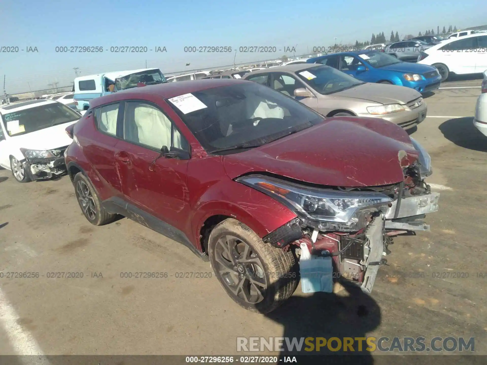 1 Photograph of a damaged car JTNKHMBX1K1039000 TOYOTA C-HR 2019