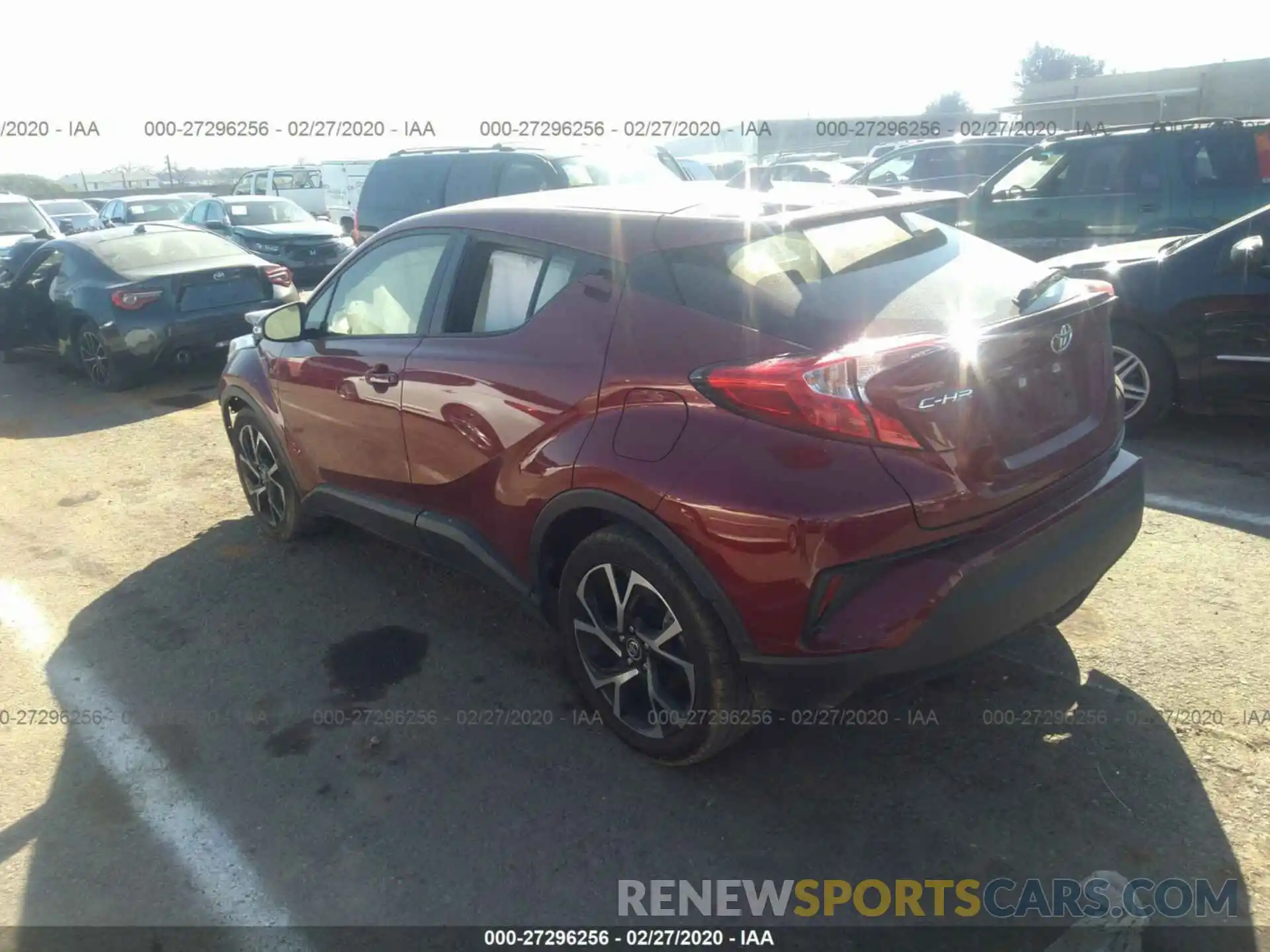 3 Photograph of a damaged car JTNKHMBX1K1039000 TOYOTA C-HR 2019