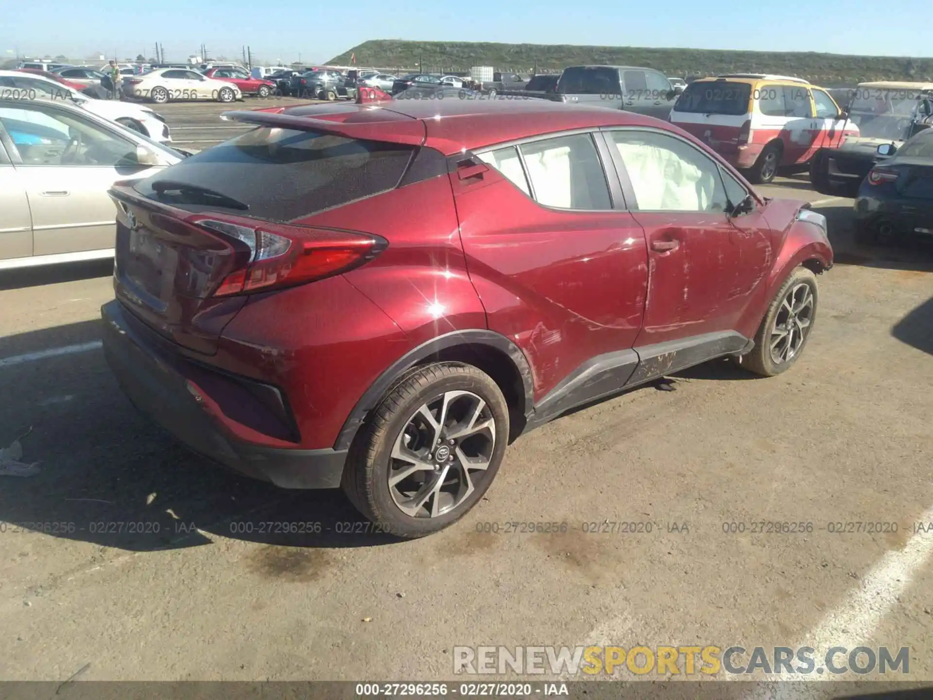 4 Photograph of a damaged car JTNKHMBX1K1039000 TOYOTA C-HR 2019