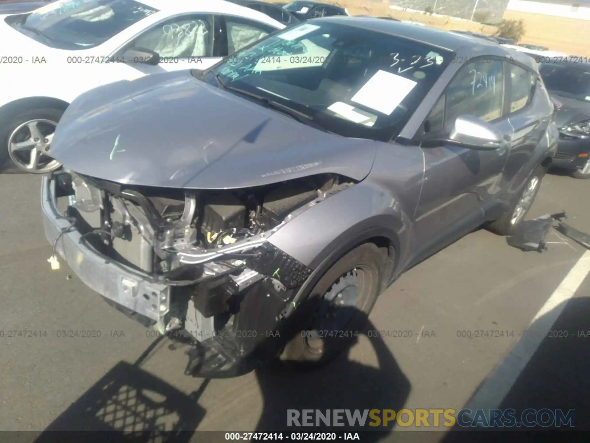 2 Photograph of a damaged car JTNKHMBX1K1040678 TOYOTA C-HR 2019