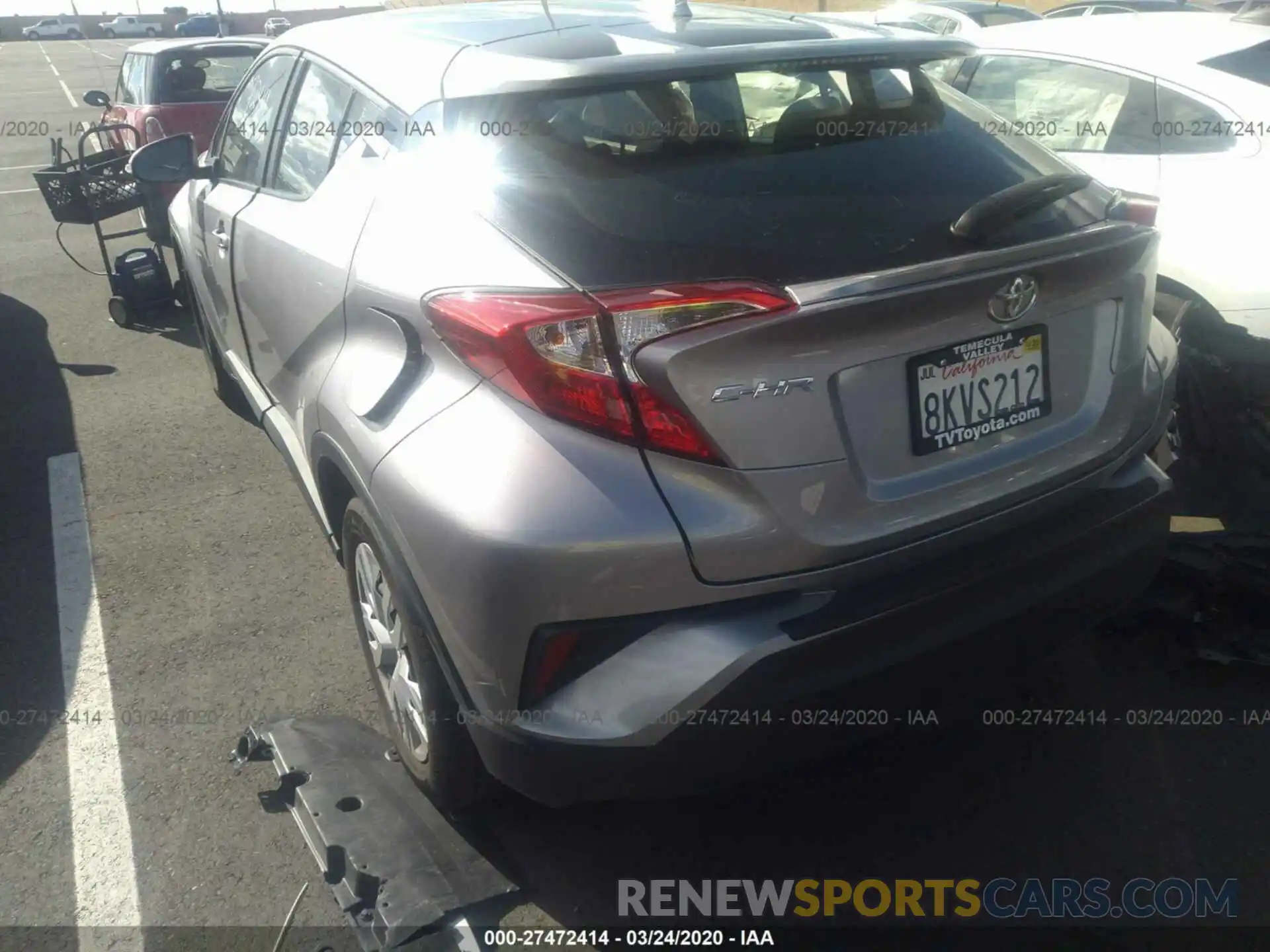 3 Photograph of a damaged car JTNKHMBX1K1040678 TOYOTA C-HR 2019