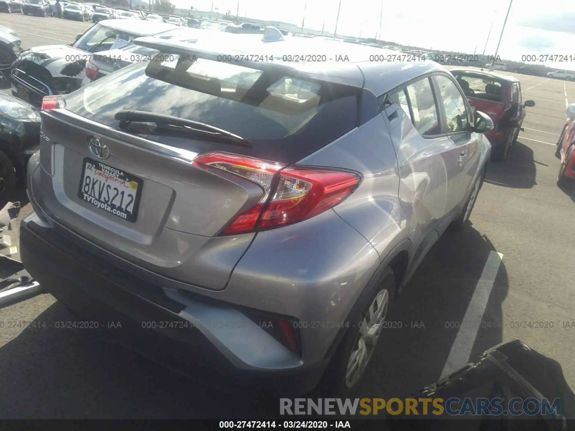 4 Photograph of a damaged car JTNKHMBX1K1040678 TOYOTA C-HR 2019