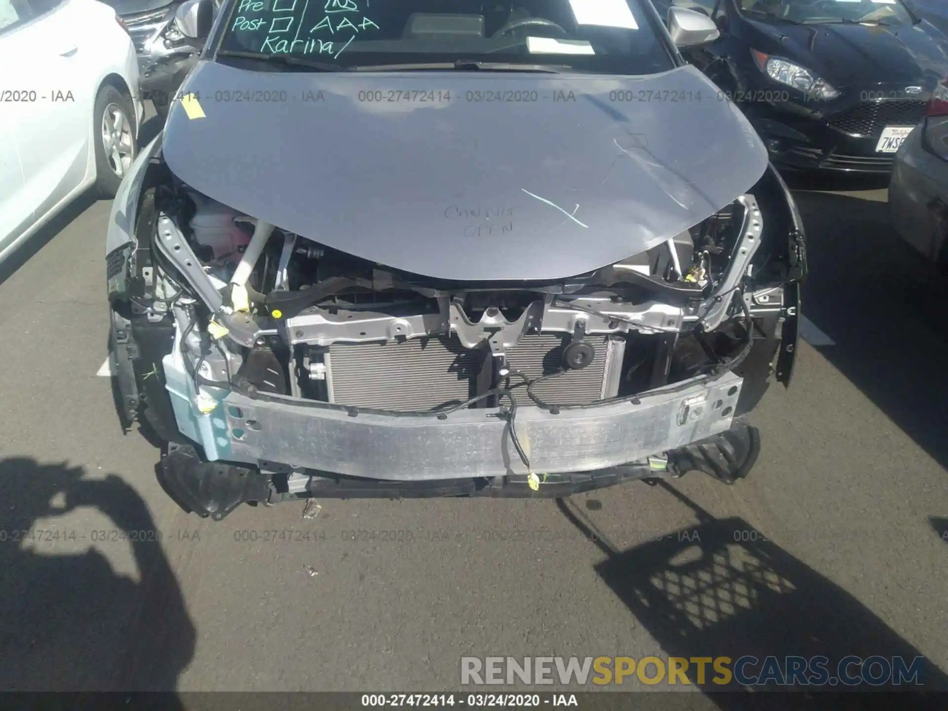 6 Photograph of a damaged car JTNKHMBX1K1040678 TOYOTA C-HR 2019