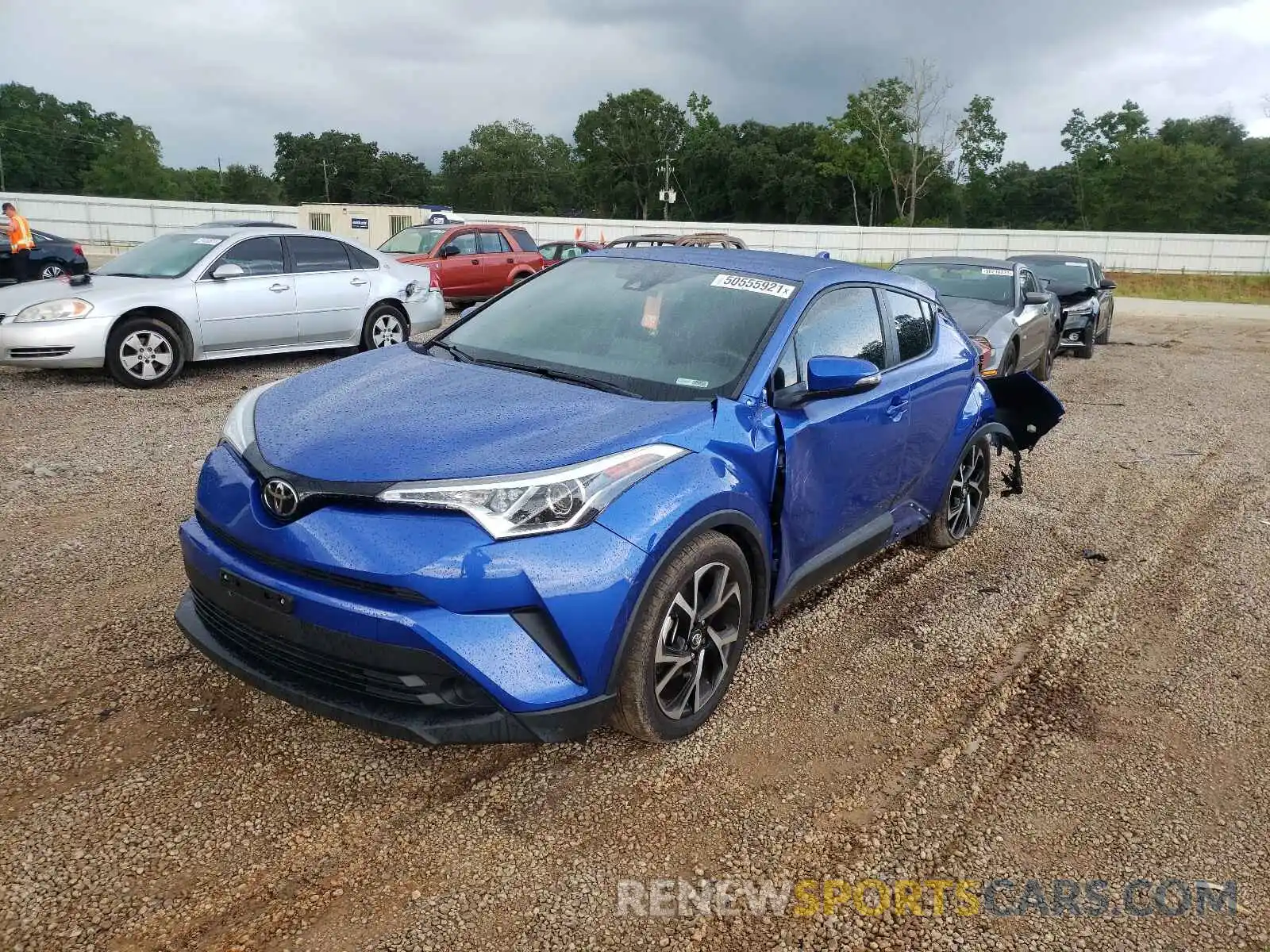 2 Photograph of a damaged car JTNKHMBX1K1041295 TOYOTA C-HR 2019