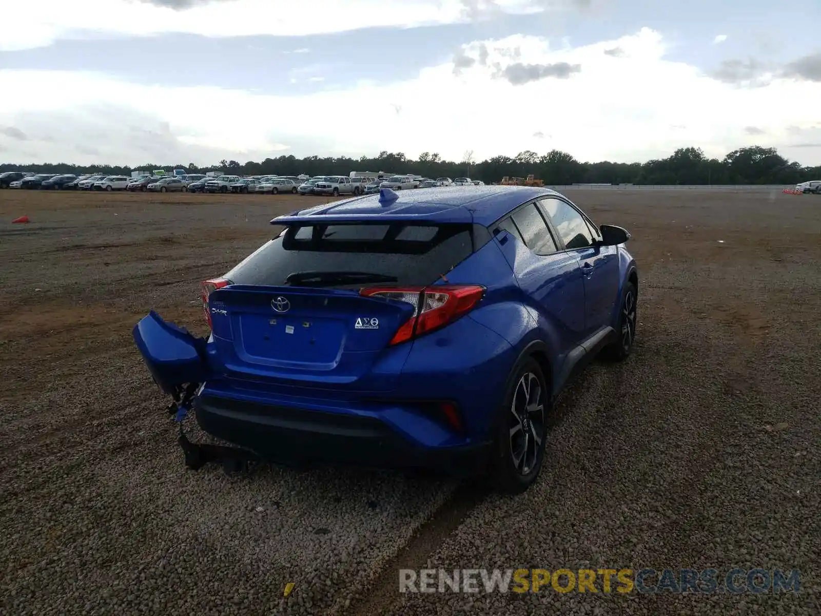 4 Photograph of a damaged car JTNKHMBX1K1041295 TOYOTA C-HR 2019