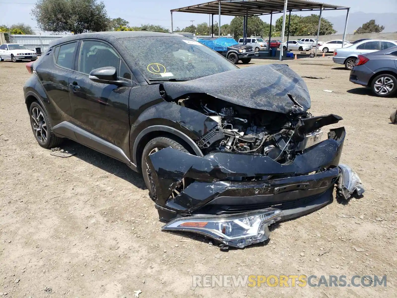 1 Photograph of a damaged car JTNKHMBX1K1041359 TOYOTA C-HR 2019