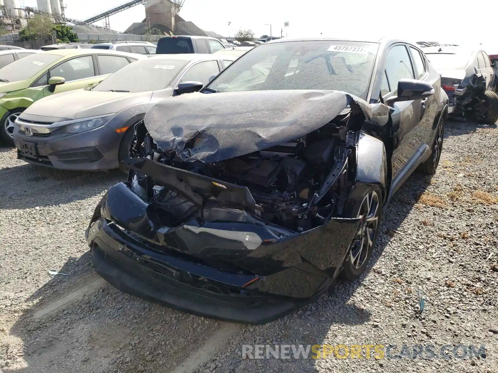 2 Photograph of a damaged car JTNKHMBX1K1041359 TOYOTA C-HR 2019