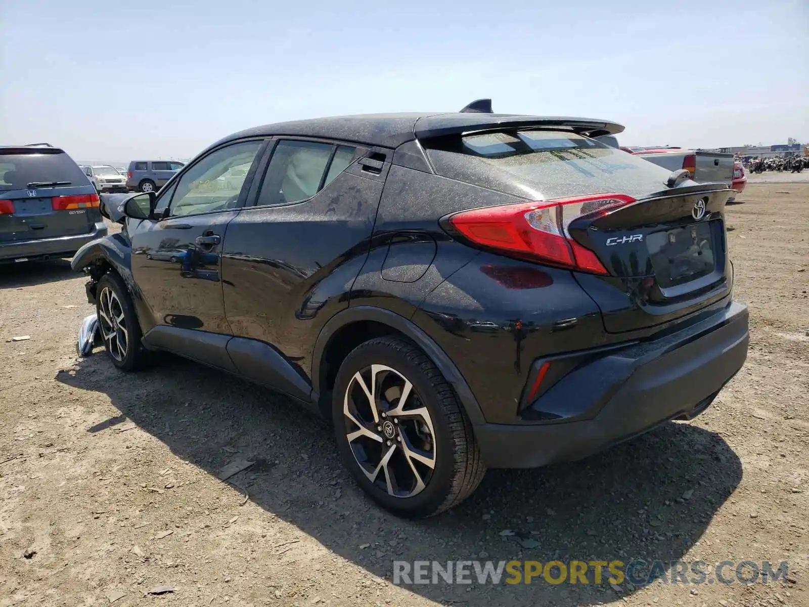 3 Photograph of a damaged car JTNKHMBX1K1041359 TOYOTA C-HR 2019