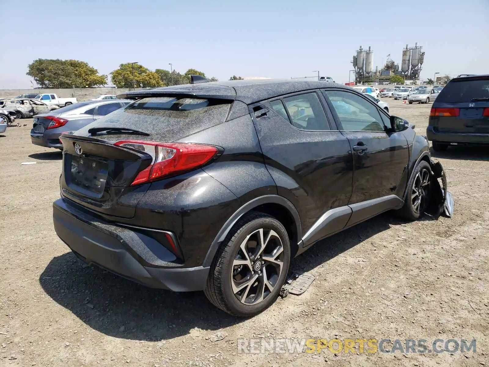 4 Photograph of a damaged car JTNKHMBX1K1041359 TOYOTA C-HR 2019