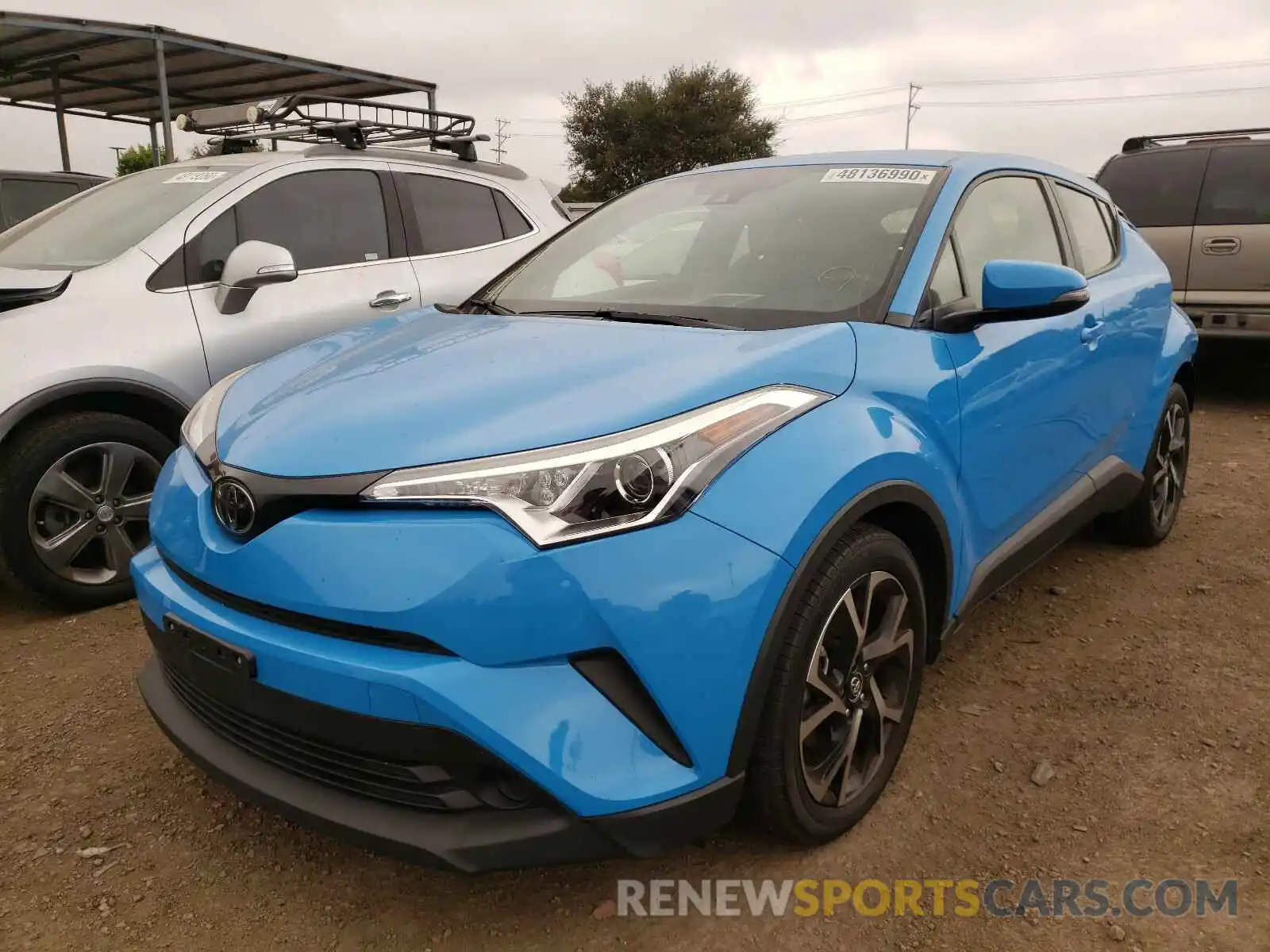 2 Photograph of a damaged car JTNKHMBX1K1042172 TOYOTA C-HR 2019