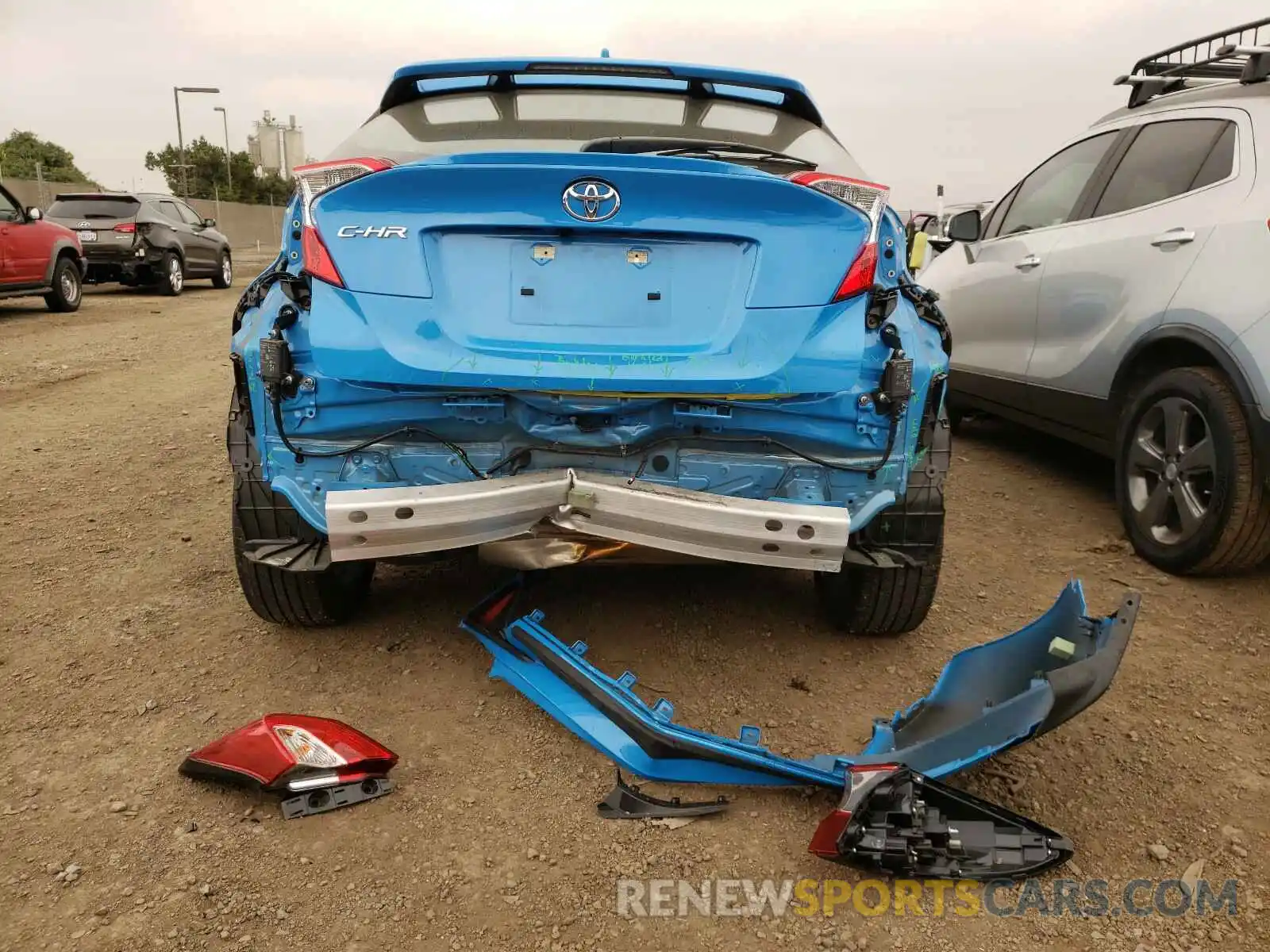 9 Photograph of a damaged car JTNKHMBX1K1042172 TOYOTA C-HR 2019