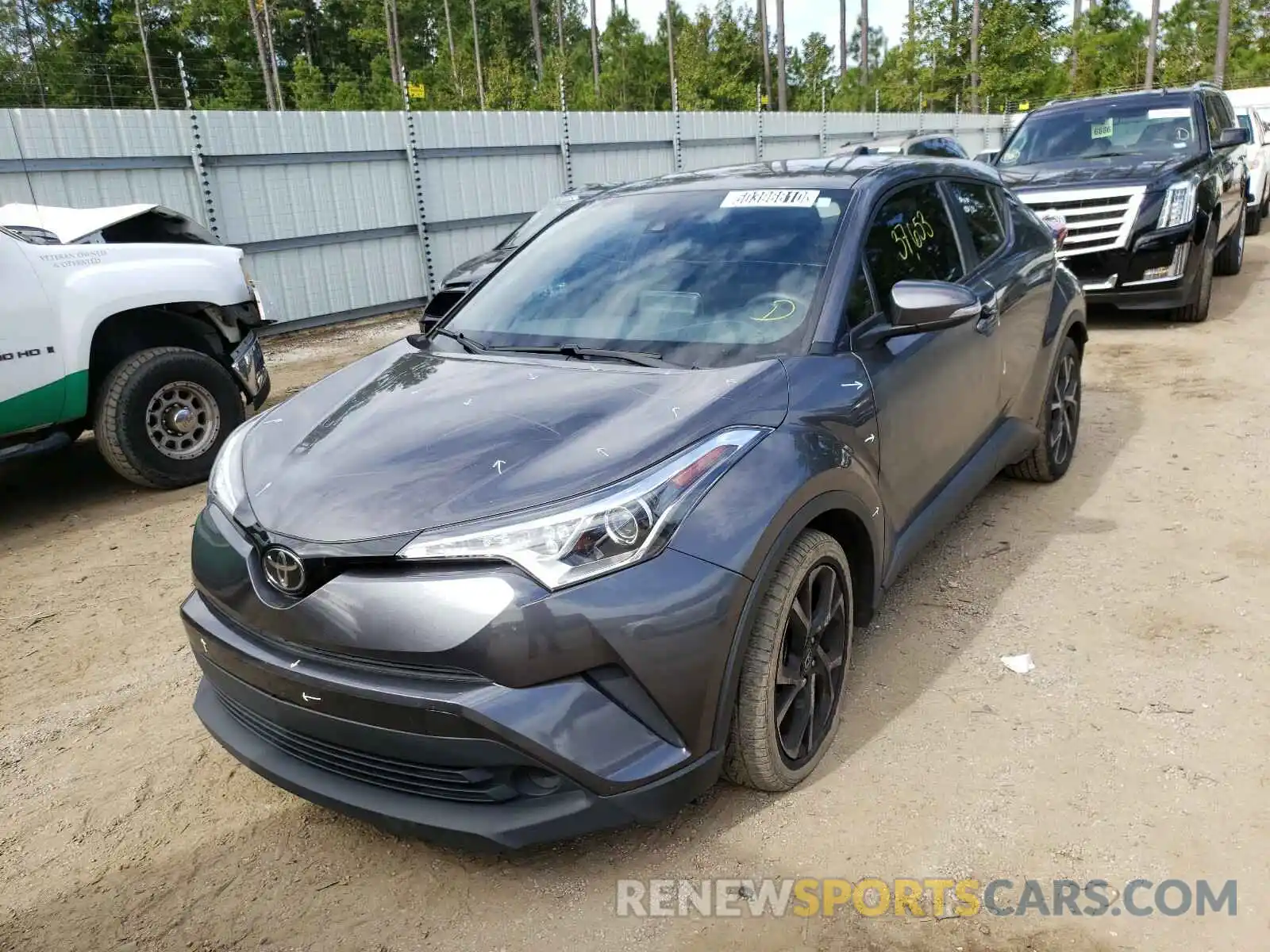 2 Photograph of a damaged car JTNKHMBX1K1042267 TOYOTA C-HR 2019