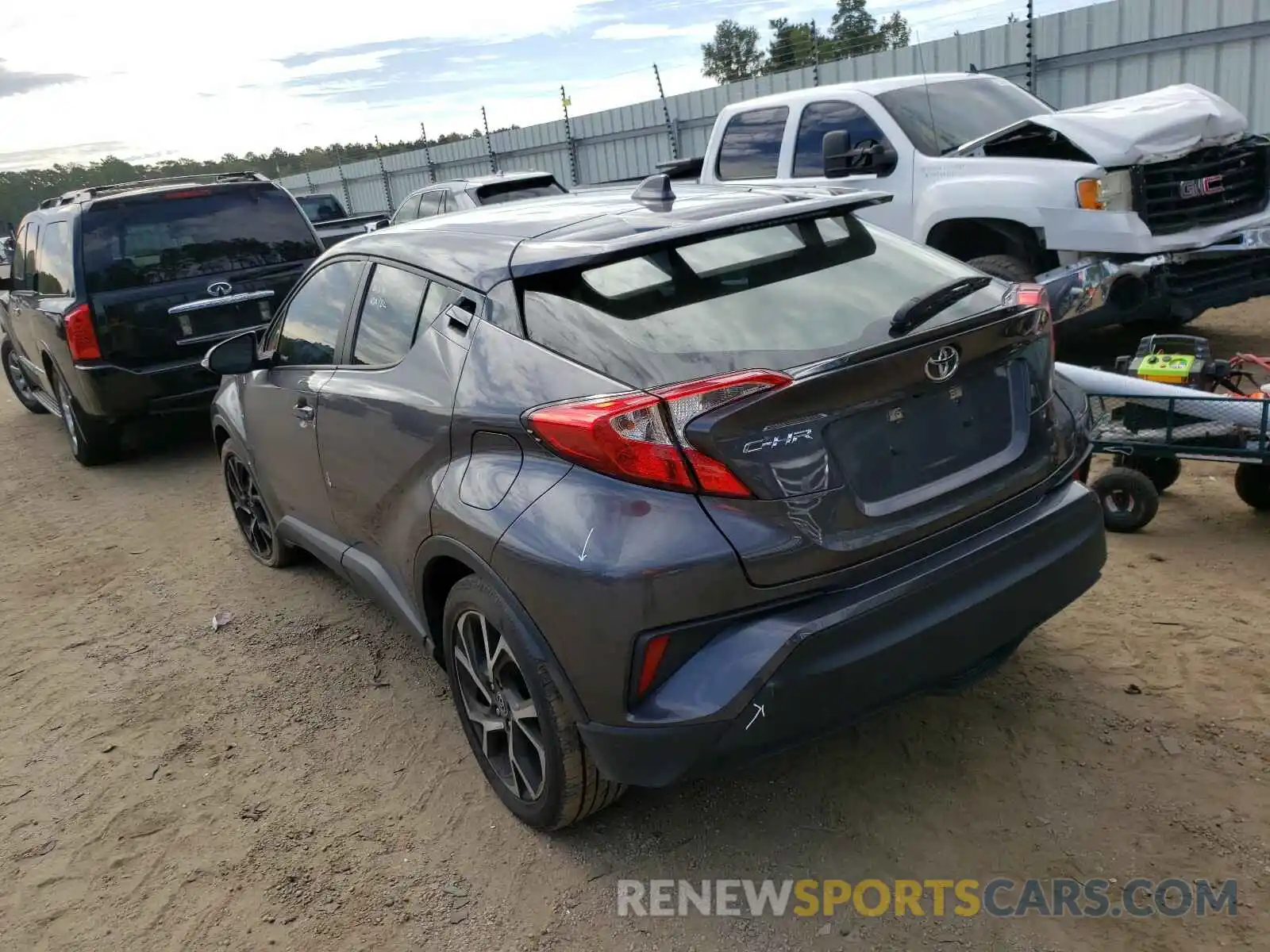 3 Photograph of a damaged car JTNKHMBX1K1042267 TOYOTA C-HR 2019