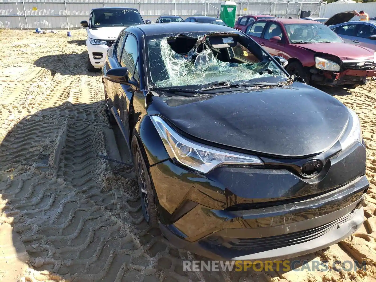 1 Photograph of a damaged car JTNKHMBX1K1042317 TOYOTA C-HR 2019