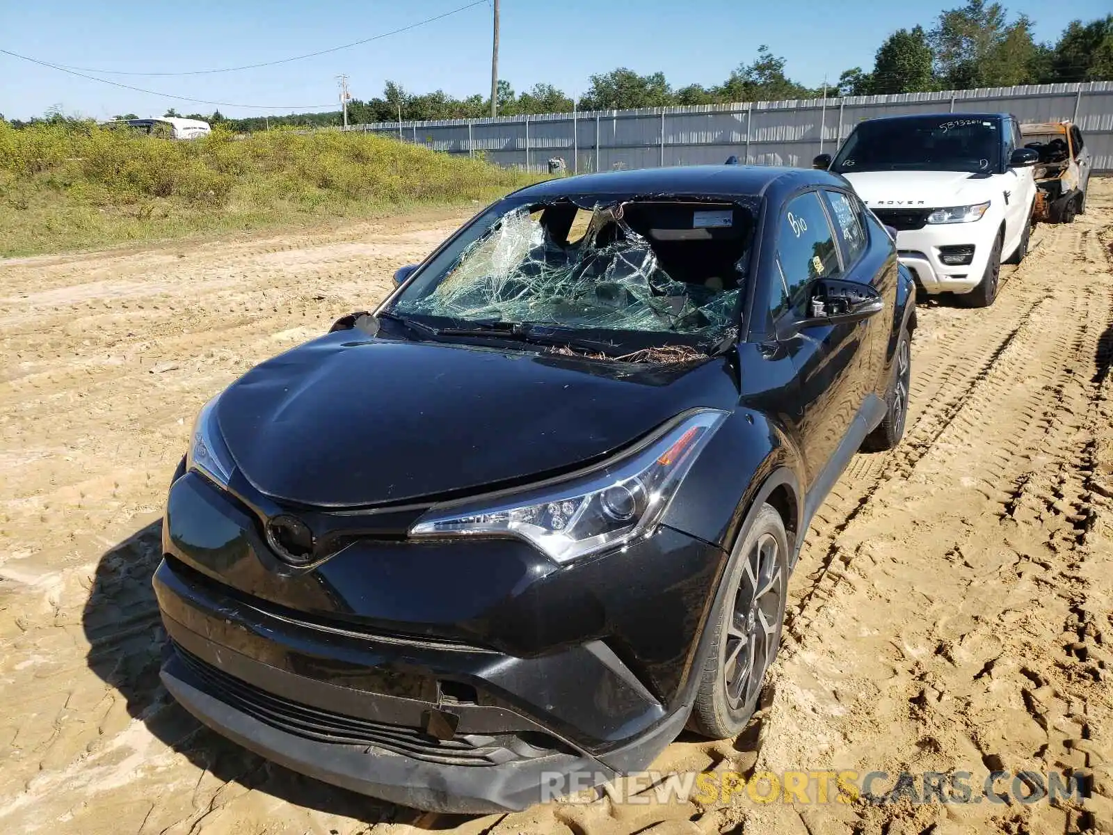 2 Photograph of a damaged car JTNKHMBX1K1042317 TOYOTA C-HR 2019