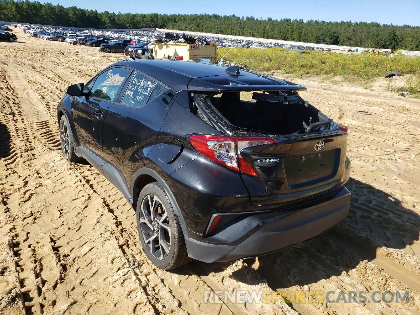 3 Photograph of a damaged car JTNKHMBX1K1042317 TOYOTA C-HR 2019