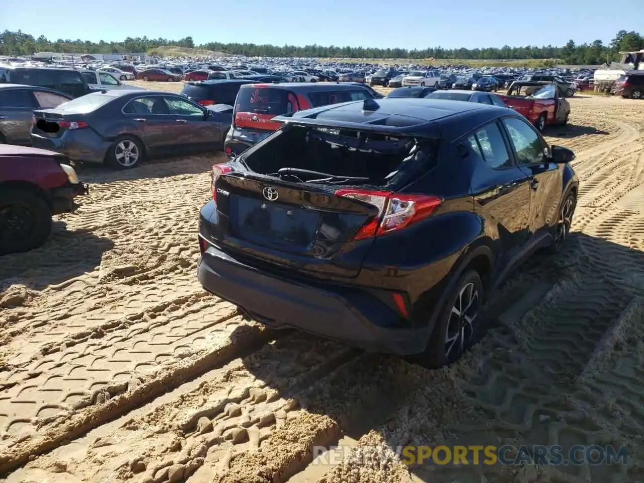 4 Photograph of a damaged car JTNKHMBX1K1042317 TOYOTA C-HR 2019