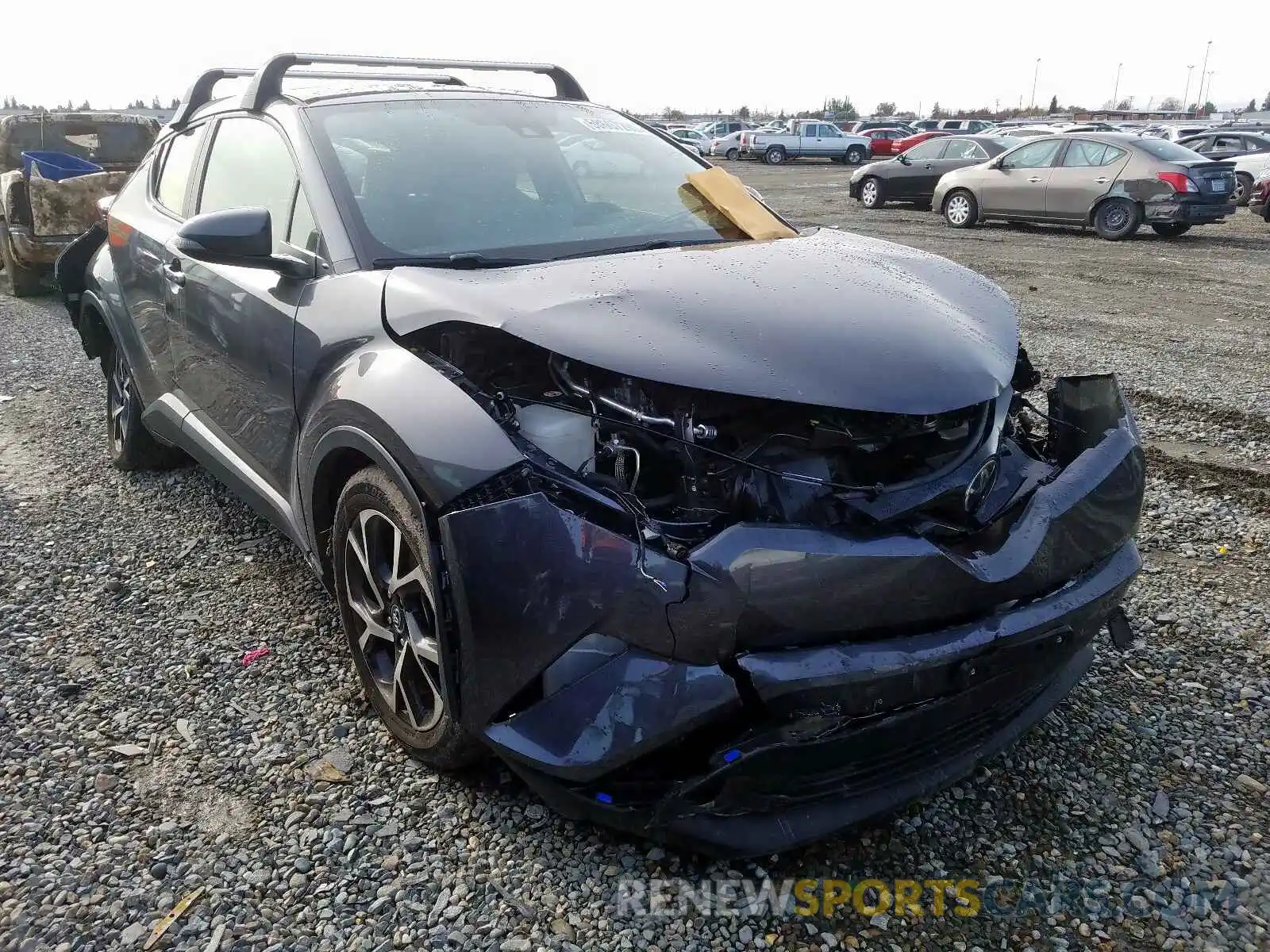 1 Photograph of a damaged car JTNKHMBX1K1042768 TOYOTA C-HR 2019