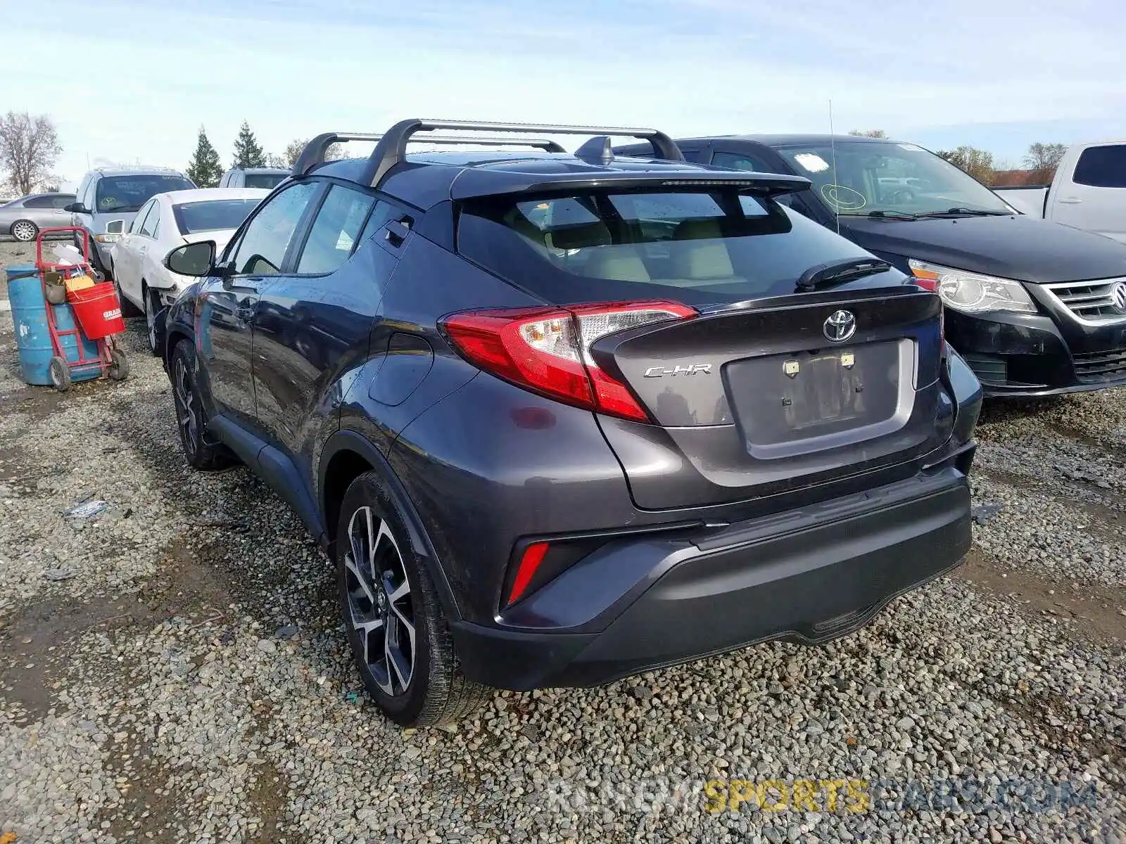 3 Photograph of a damaged car JTNKHMBX1K1042768 TOYOTA C-HR 2019