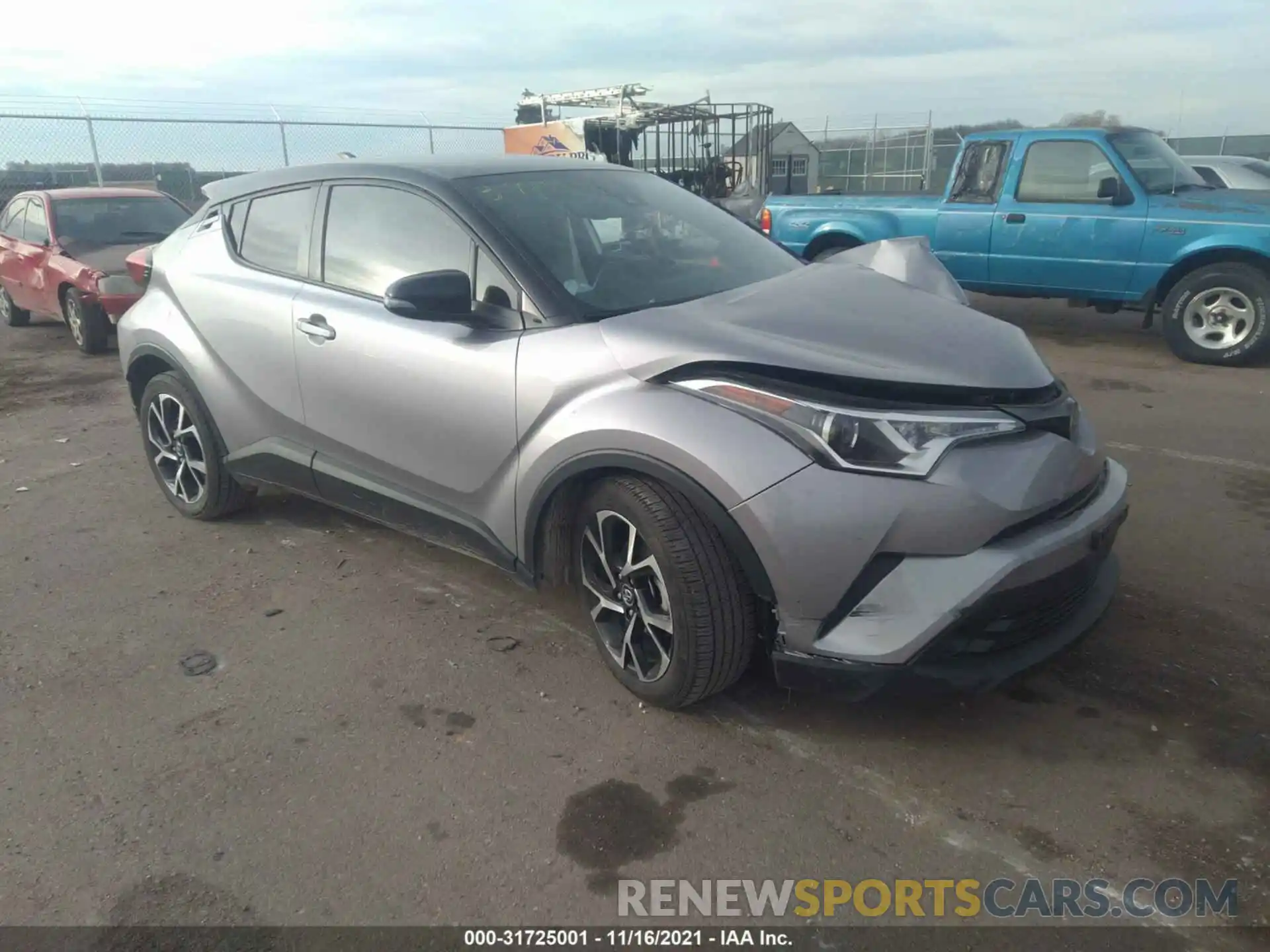 1 Photograph of a damaged car JTNKHMBX1K1044682 TOYOTA C-HR 2019