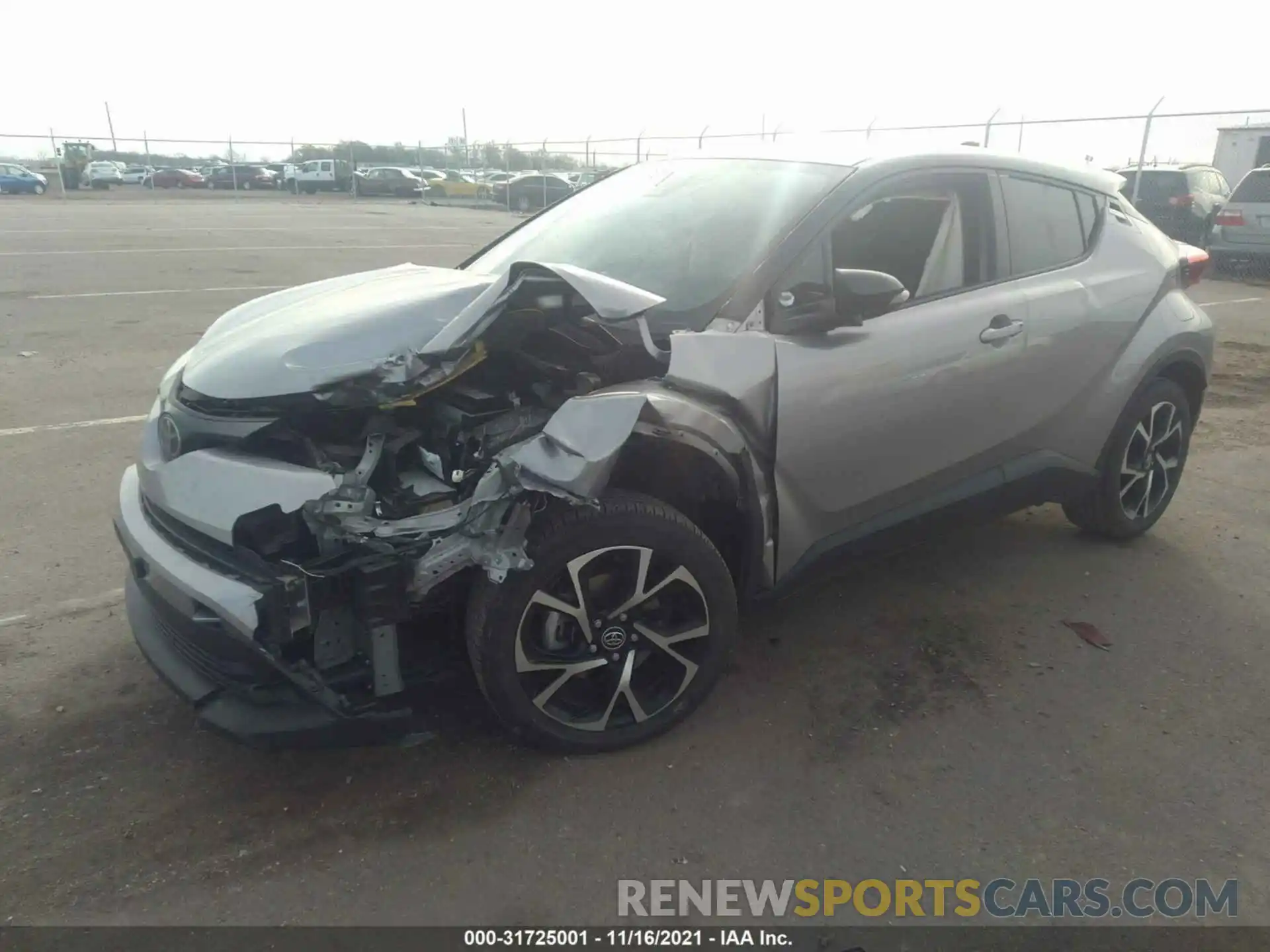 2 Photograph of a damaged car JTNKHMBX1K1044682 TOYOTA C-HR 2019