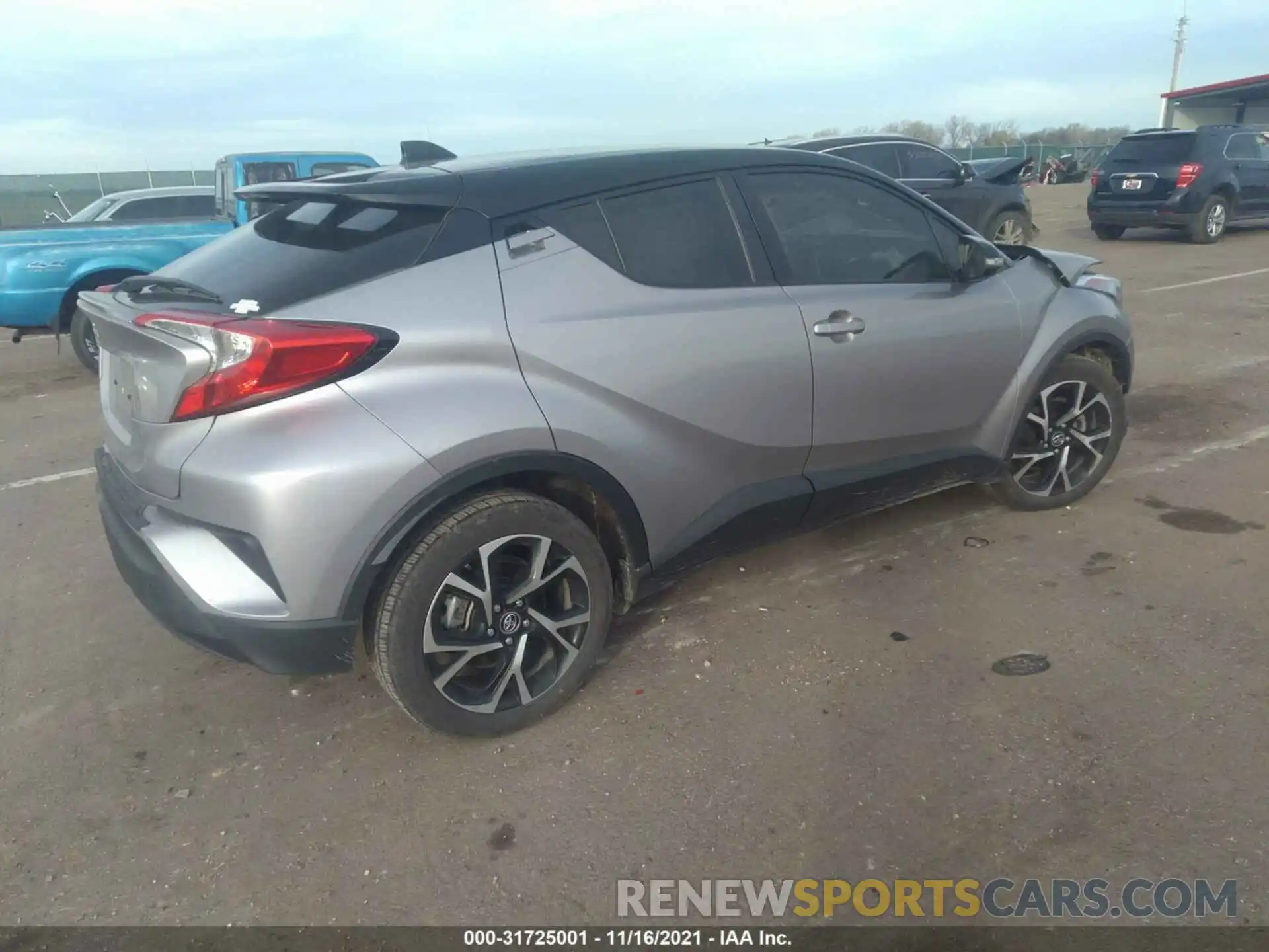 4 Фотография поврежденного автомобиля JTNKHMBX1K1044682 TOYOTA C-HR 2019