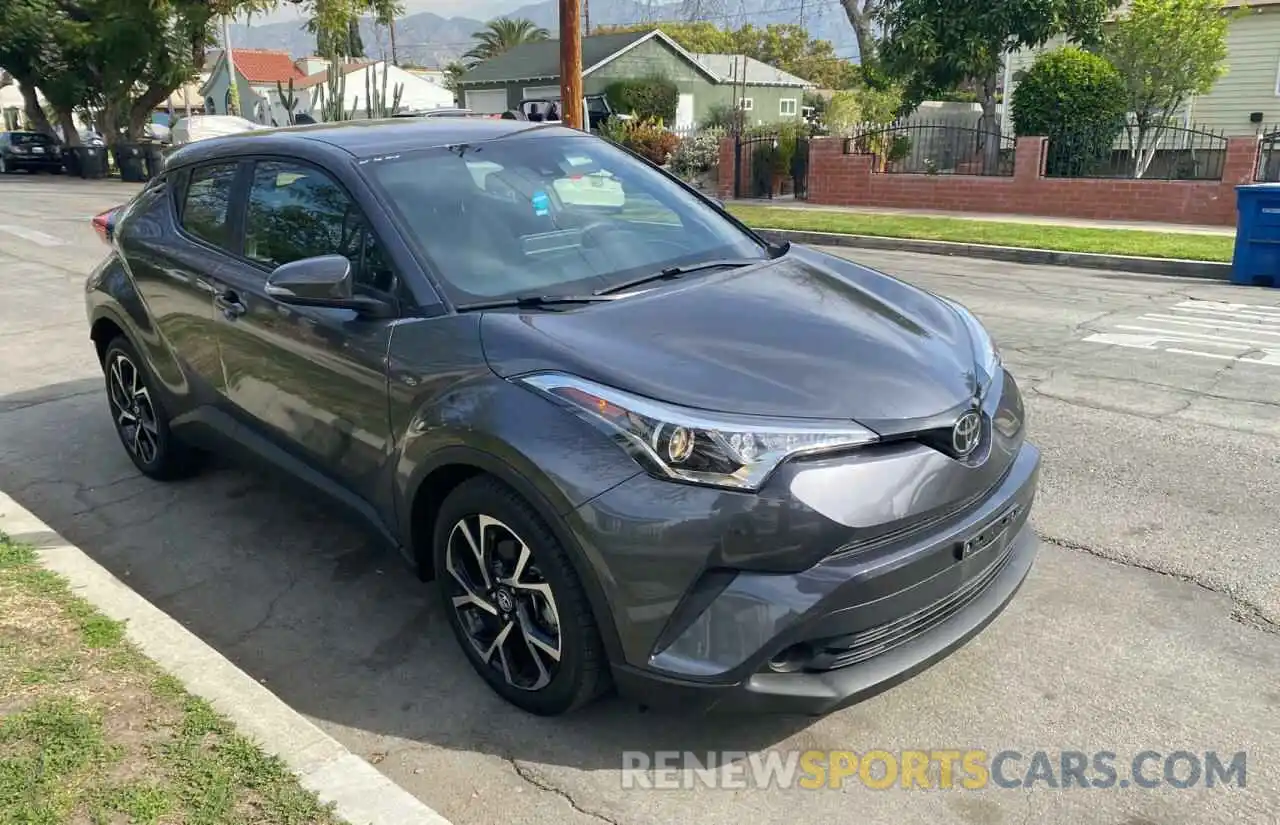 1 Photograph of a damaged car JTNKHMBX1K1045833 TOYOTA C-HR 2019